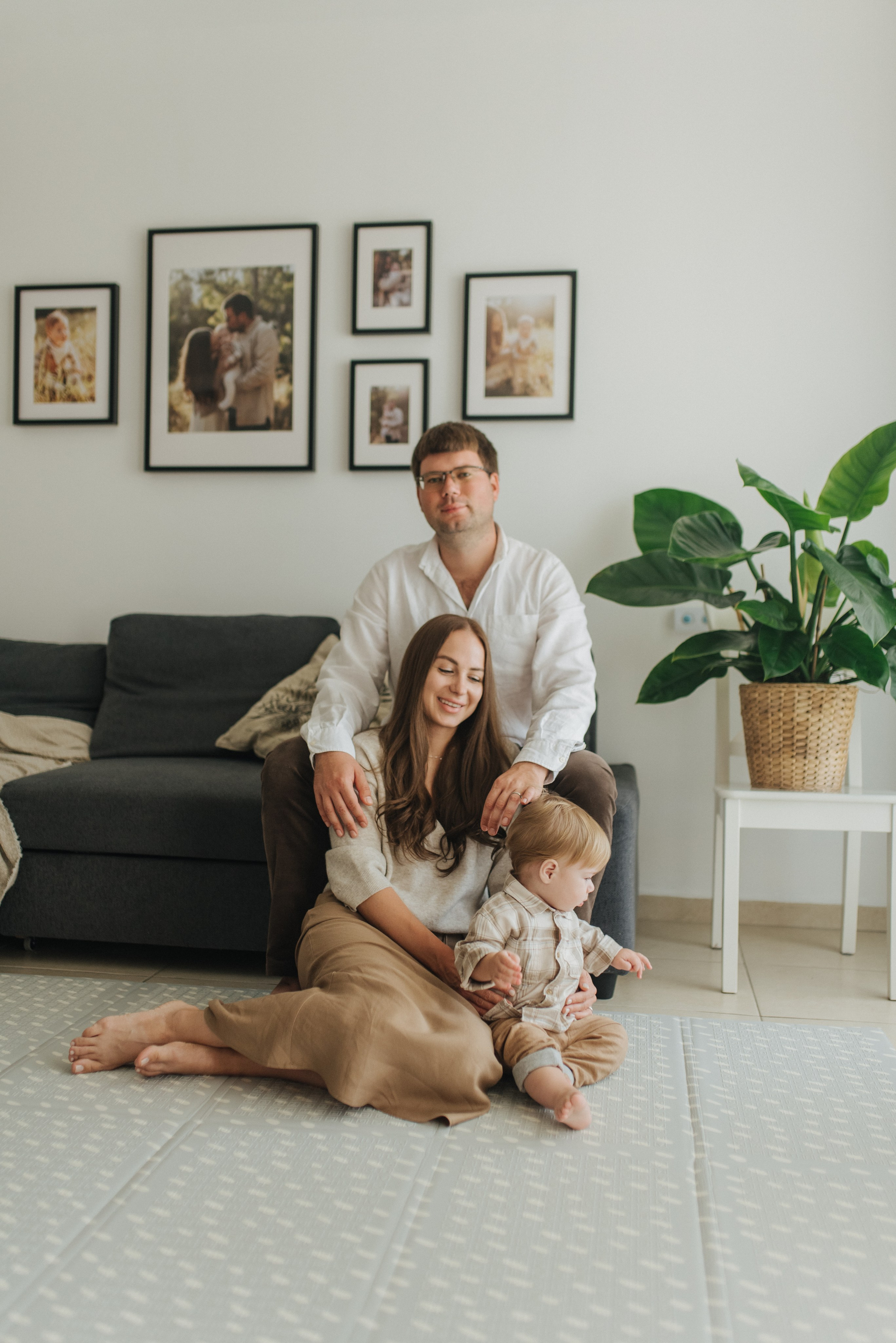 1st Birthday: Darya, Igor and Michael. Family photographer in Israel | Alesya Superfin