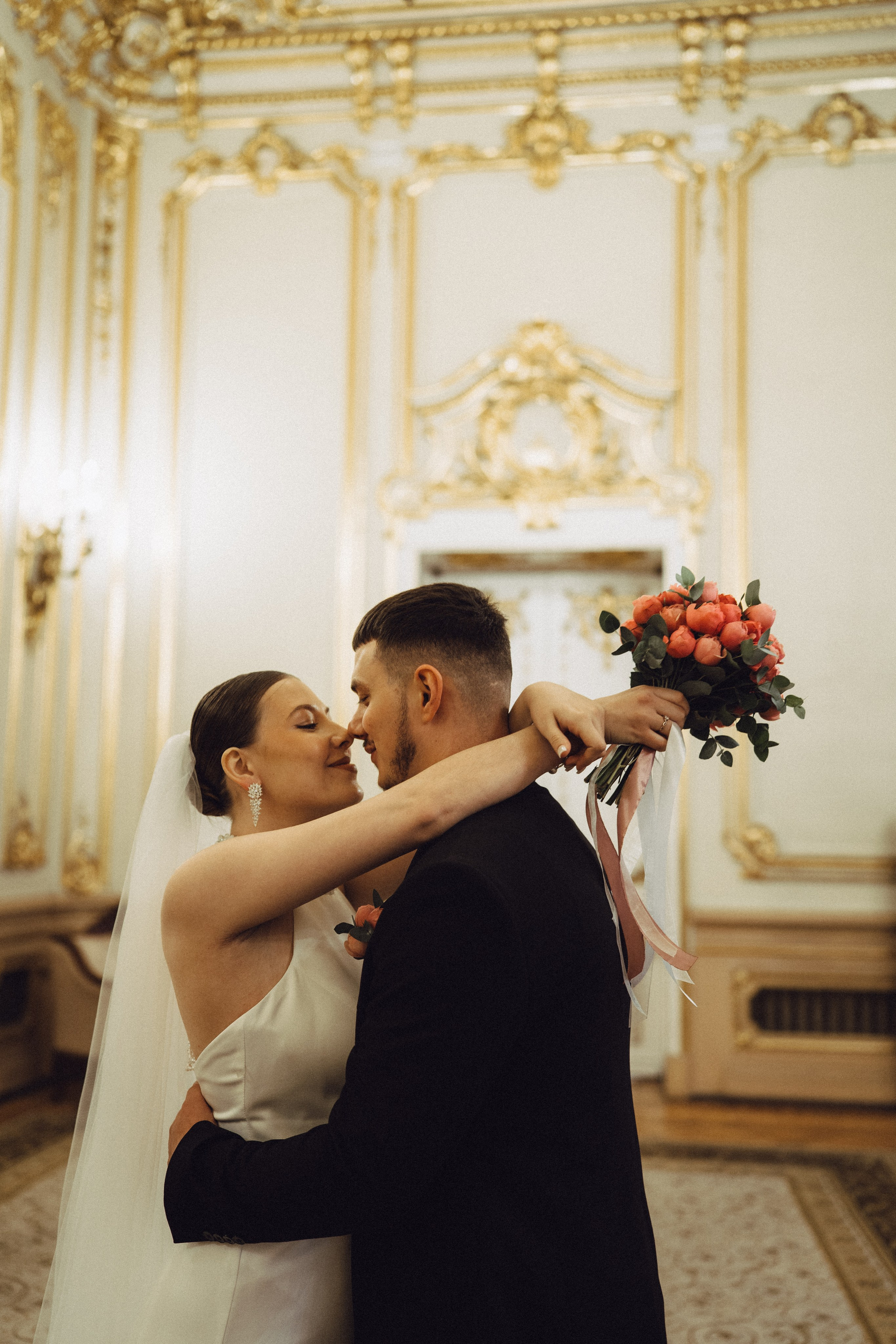 СВАДЕБНАЯ СЬЕМКА В ПЕВОМ ДВОРЦЕ БРАКОСОЧЕТАНИЯ. Профессиональный фотограф, Санкт-Петербург — Виктория Богомолова