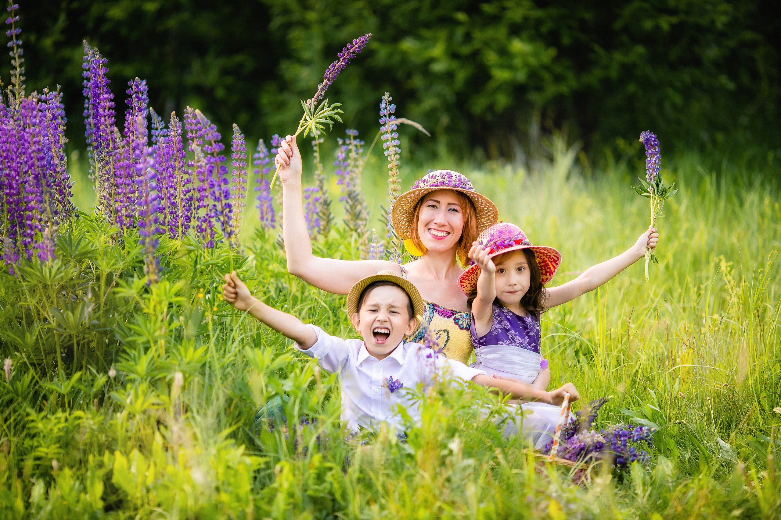 Фиолетовый пикник. Семейный и свадебный фотограф в Чебоксарах и Новочебоксарске Ирина Юрь