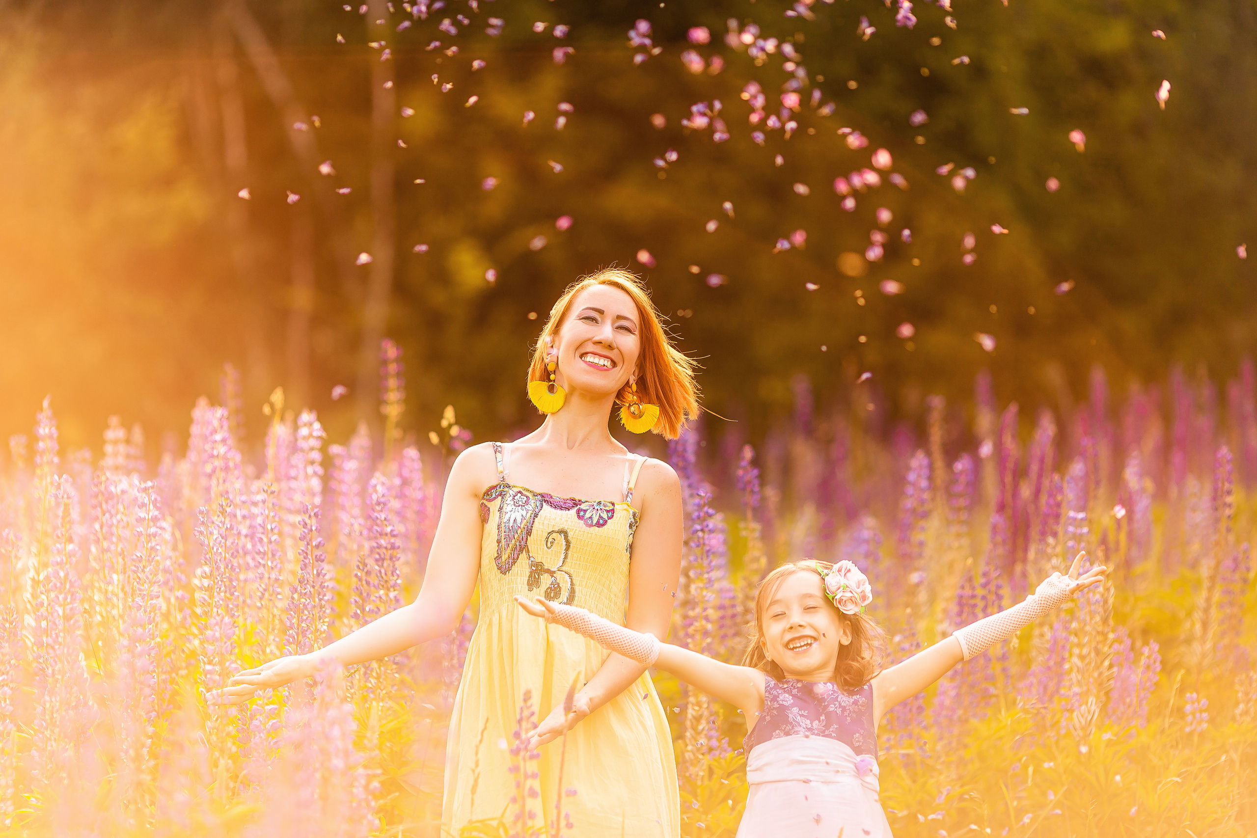 Фиолетовый пикник. Семейный и свадебный фотограф в Чебоксарах и Новочебоксарске Ирина Юрь