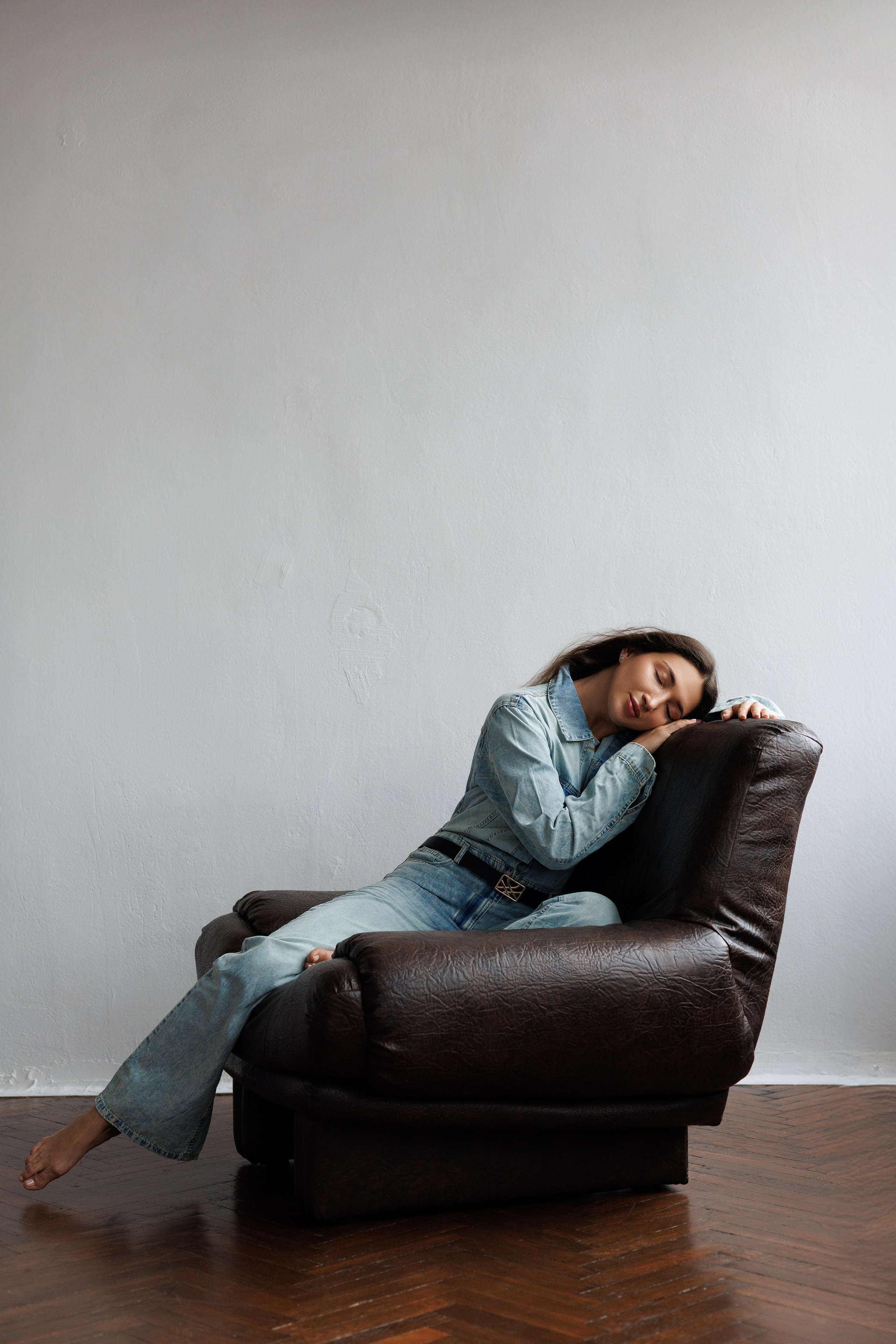 Женский портрет в студии. Фотограф Минск