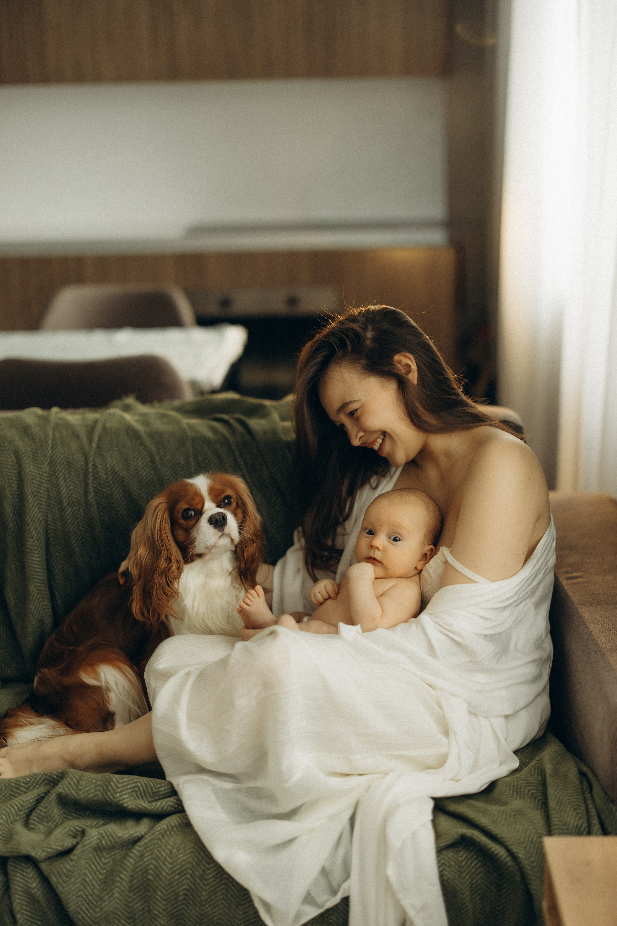 Аня, Ефим, Лимон. Семейный фотограф Оля Гладченко