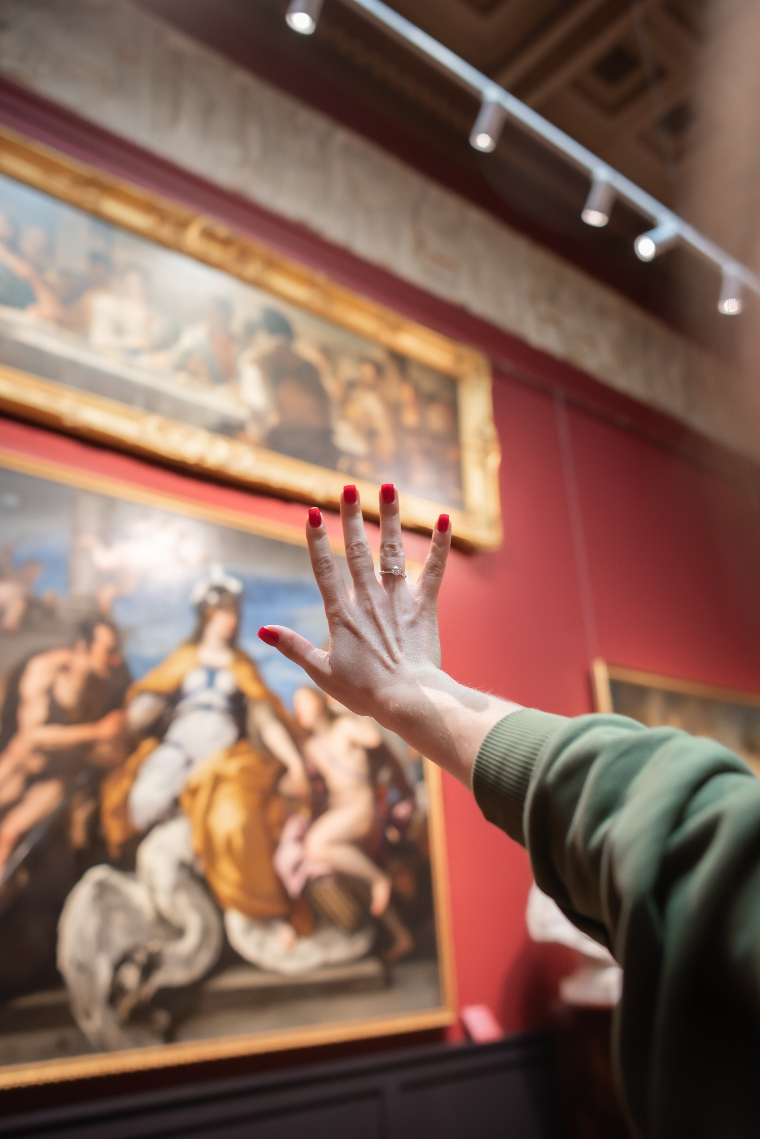 Предложение в закрытом музее Пушкина. Свадебный фотограф в Москве Анна Сдобнова