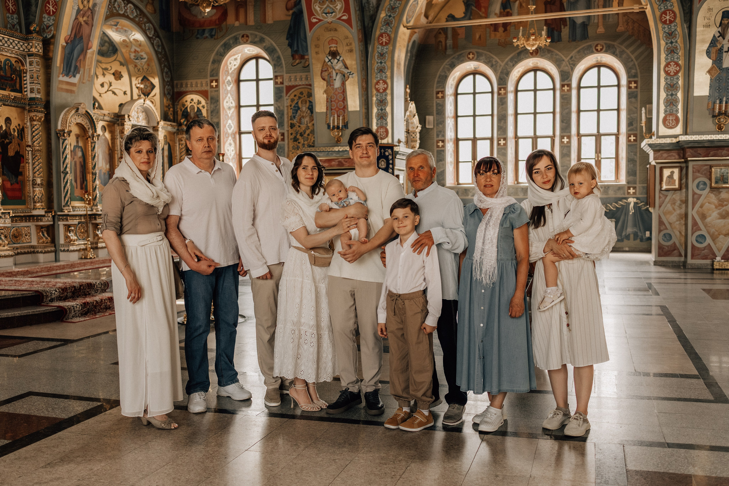 Съемка крещения в Воронеже, фотосессия крещения