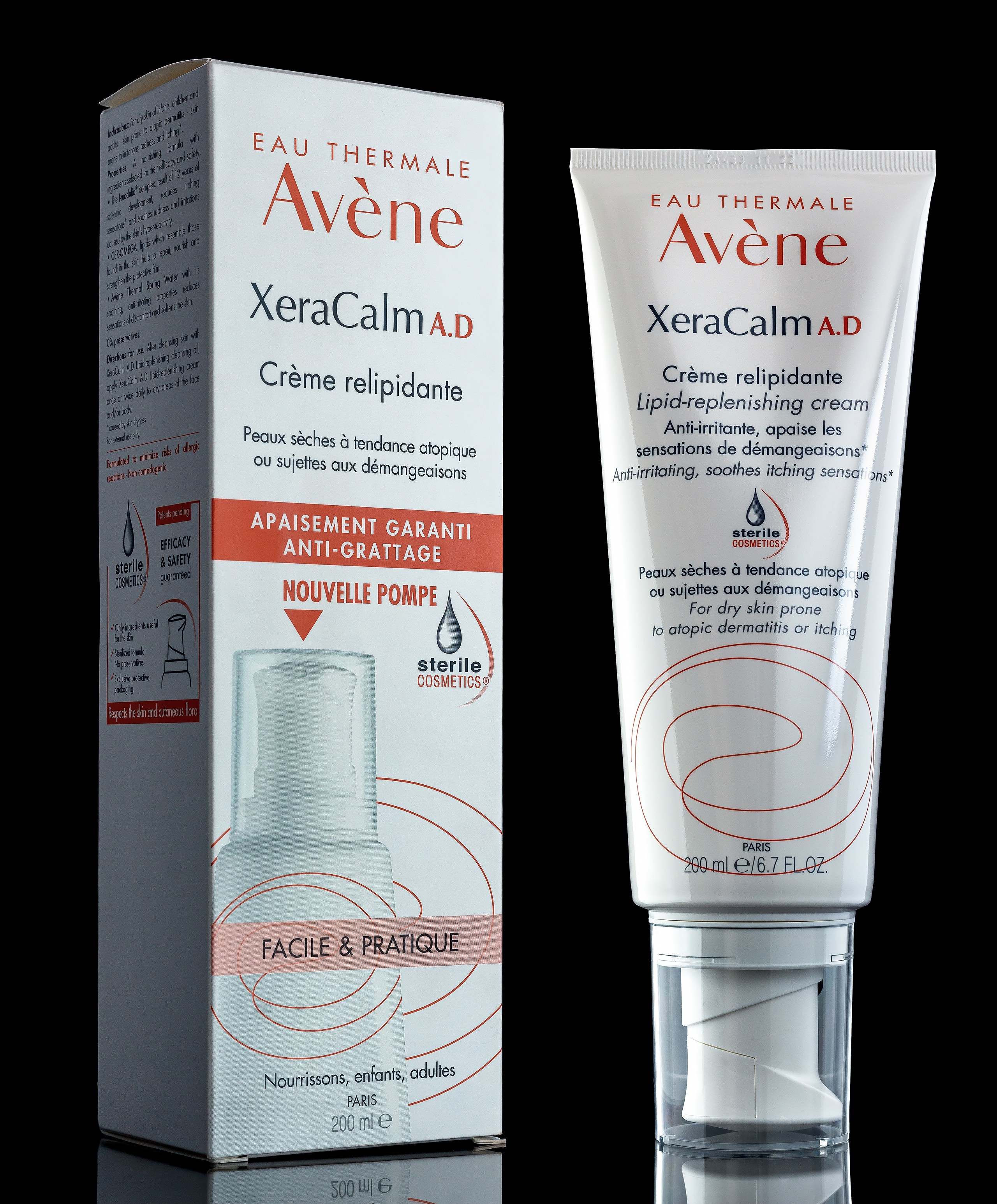 Бальзам для тела предметное фото на чёрном фоне