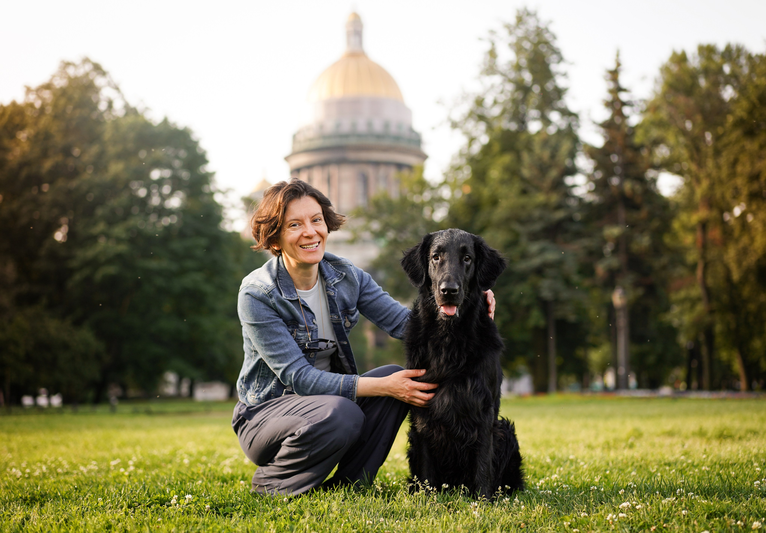 Анна и Мустик. Фотограф-анималист в Санкт-Петербурге Яна Мартынова