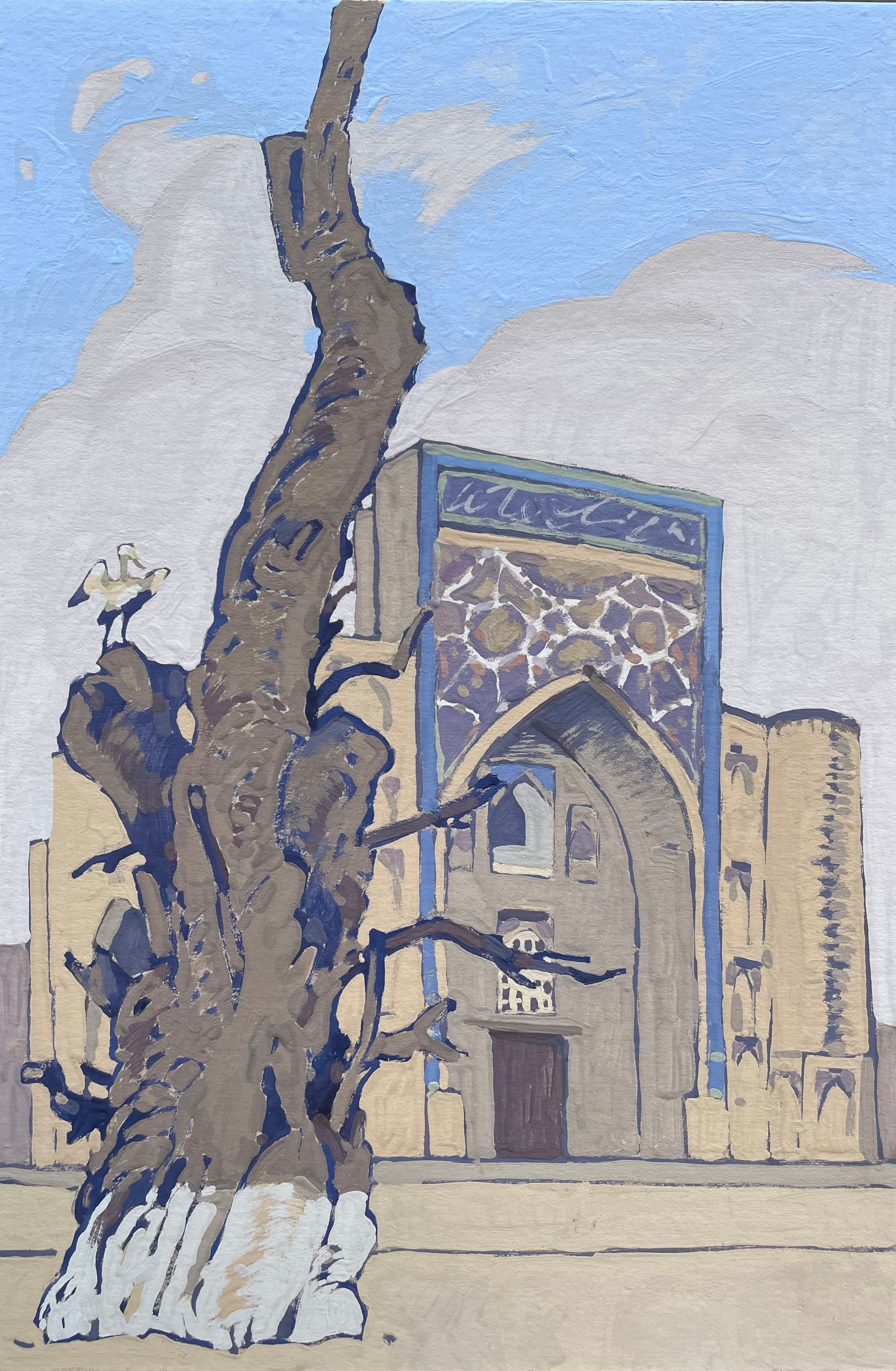 Узбекистан. Художница Лиза Владимирова