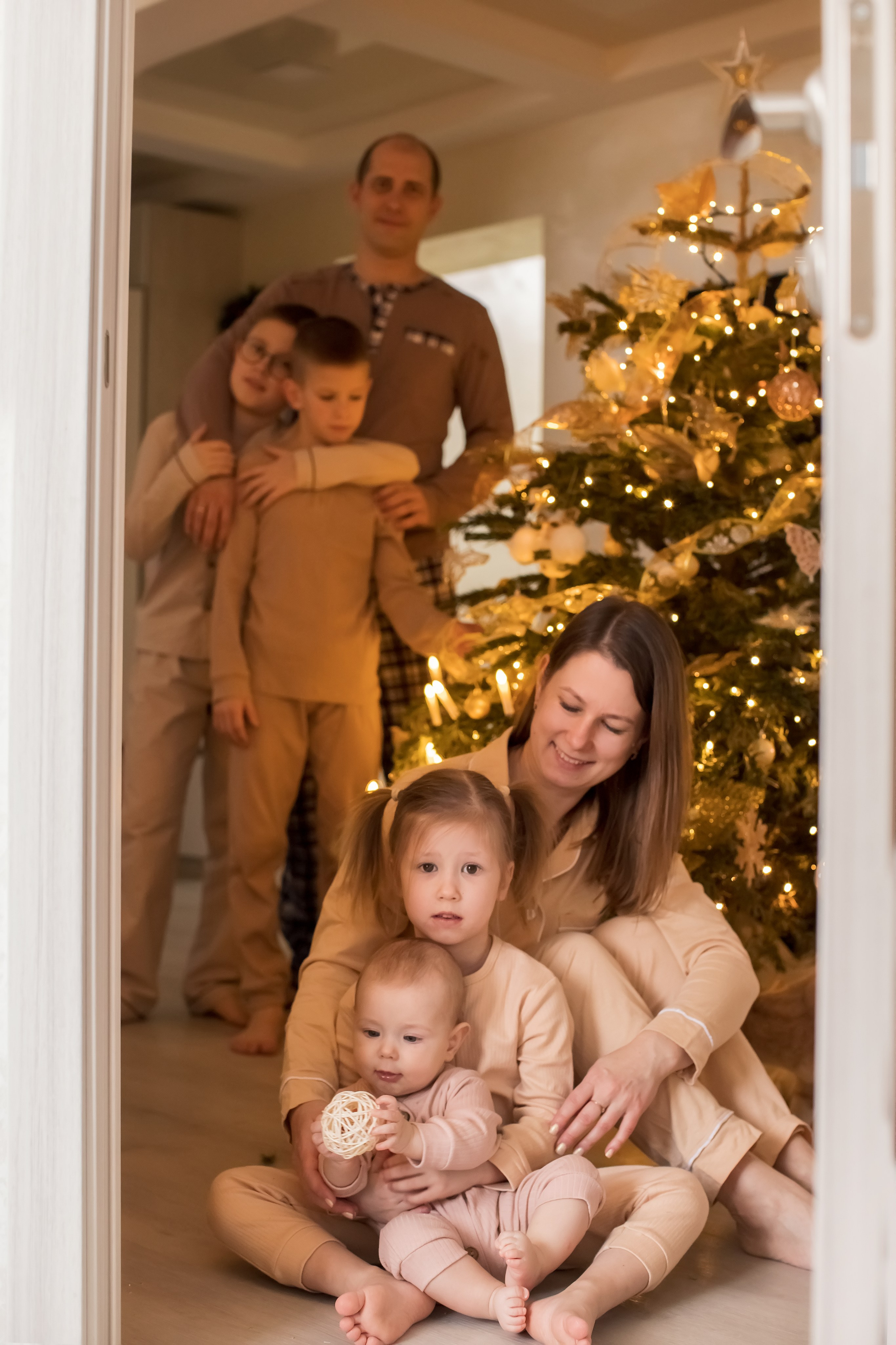 Теплое Рождество. Семейный и детский фотограф в Саратове Полина Коткина