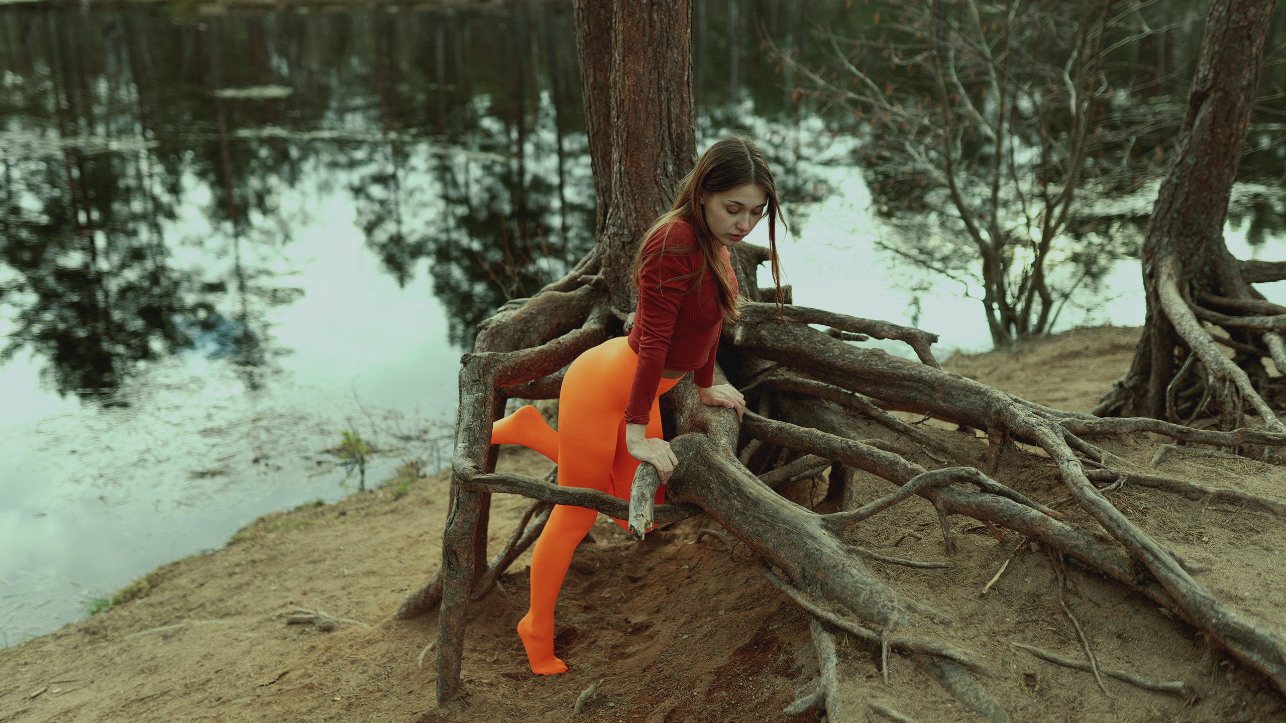 Оранжевые колготки. Фотограф в Москве и России