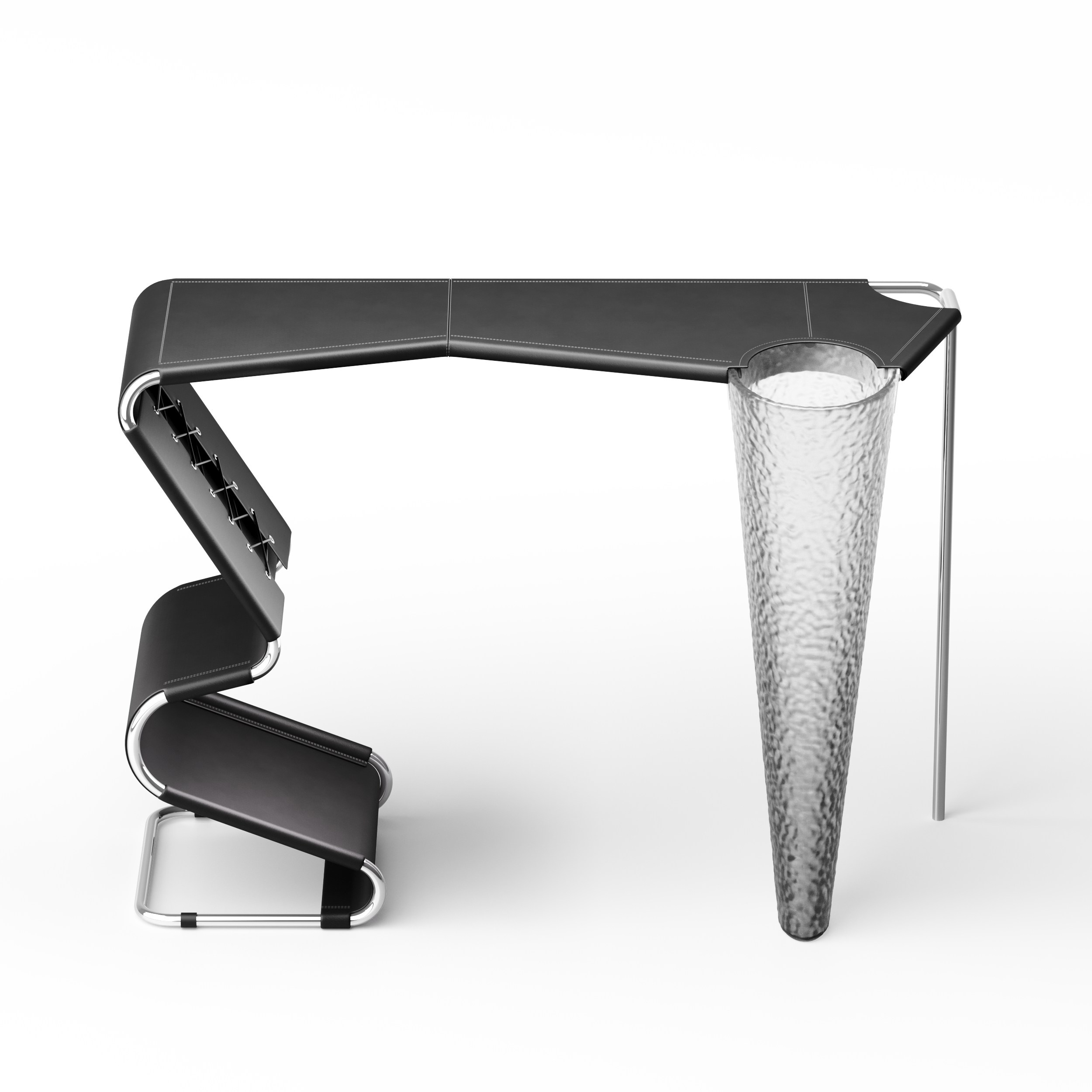 Консоль Eileen black 02. Nlodesign.com