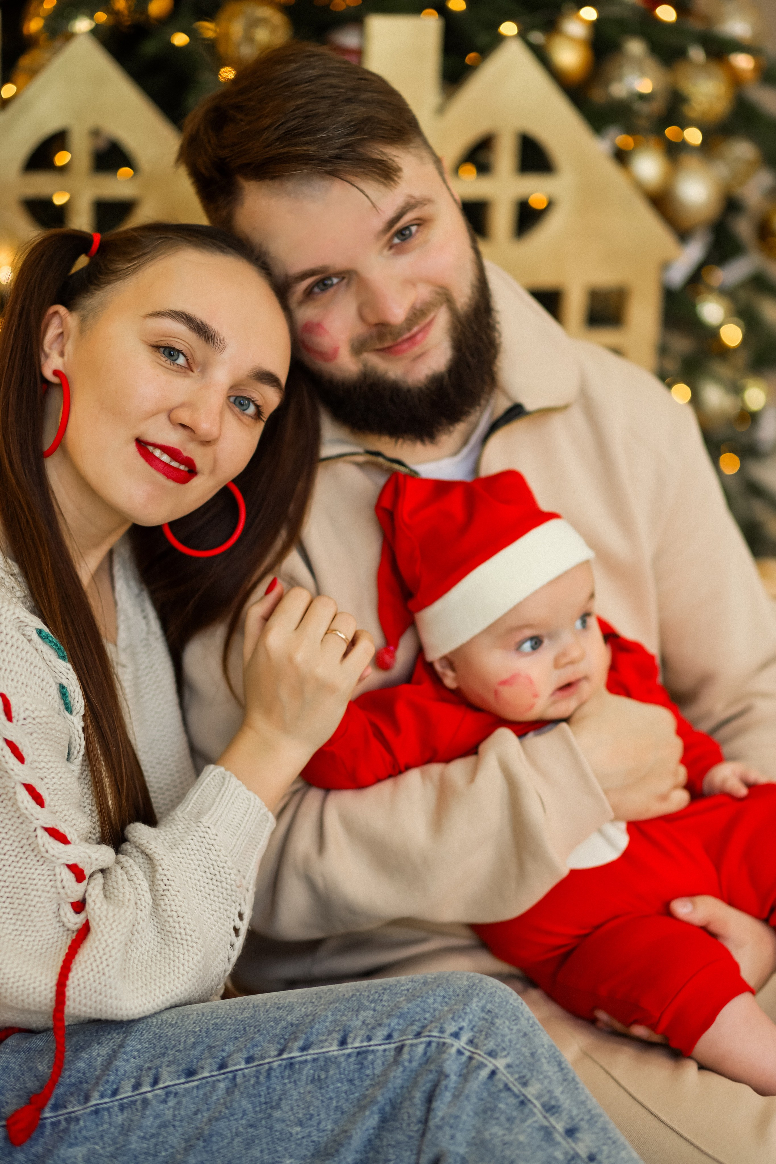 Екатерина, Дмитрий и Роберт новогодняя. Kharchenkotatianaweddingphoto