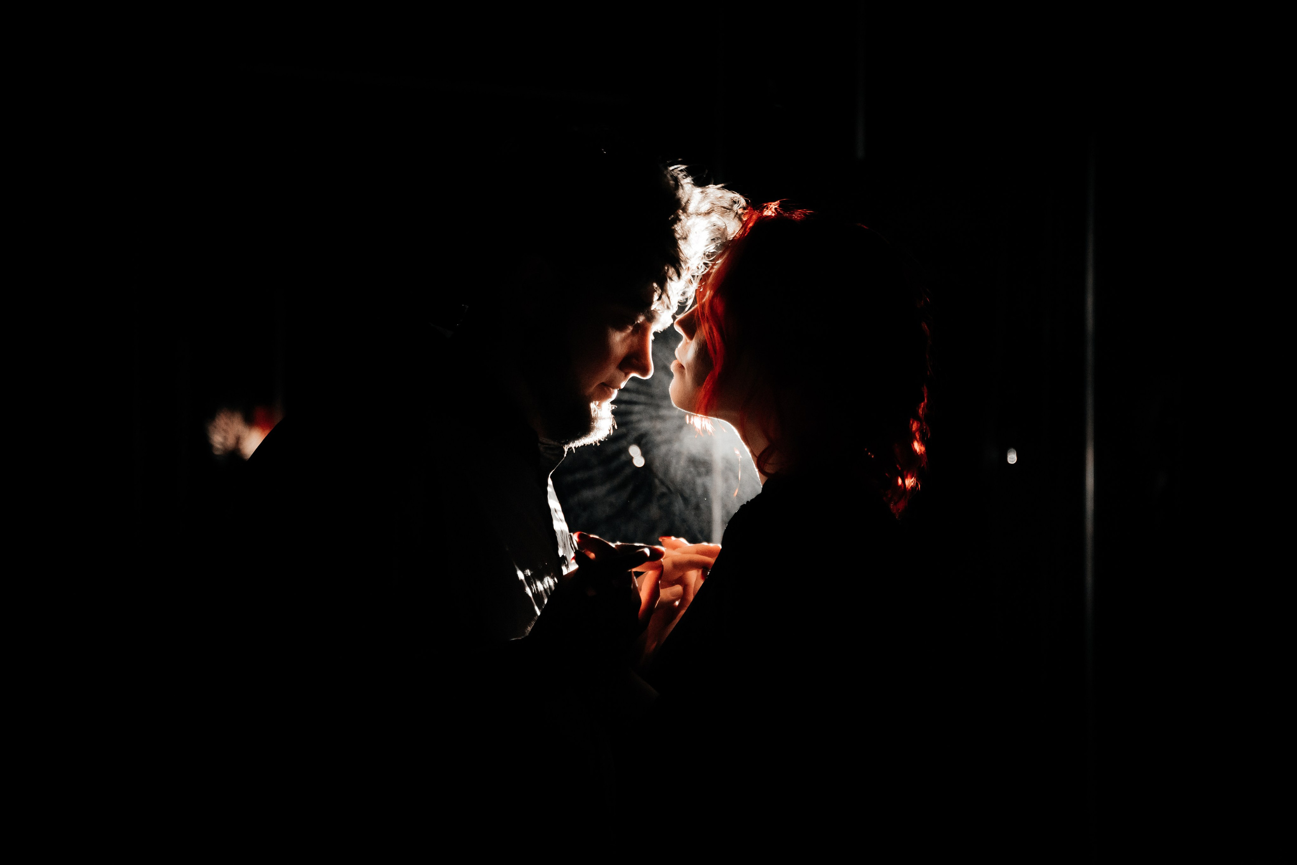 Love story «In total darkness». Свадебные фотограф и видеограф Наталья и Анатолий Новиковы СПб