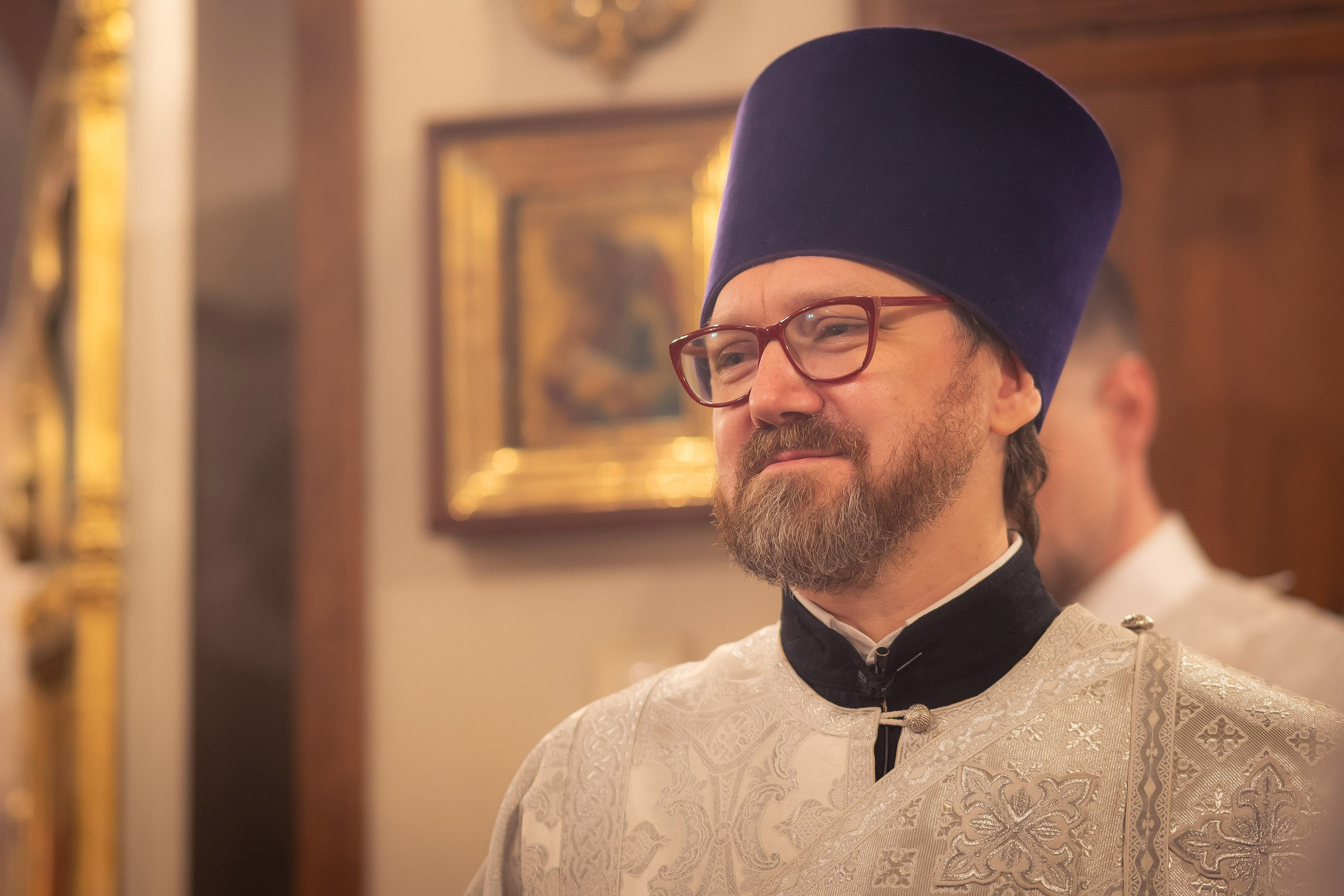 Богородский храм. Пасха. Полунощница, Божественная литургия. Антон и Татьяна Денисенко — В храме