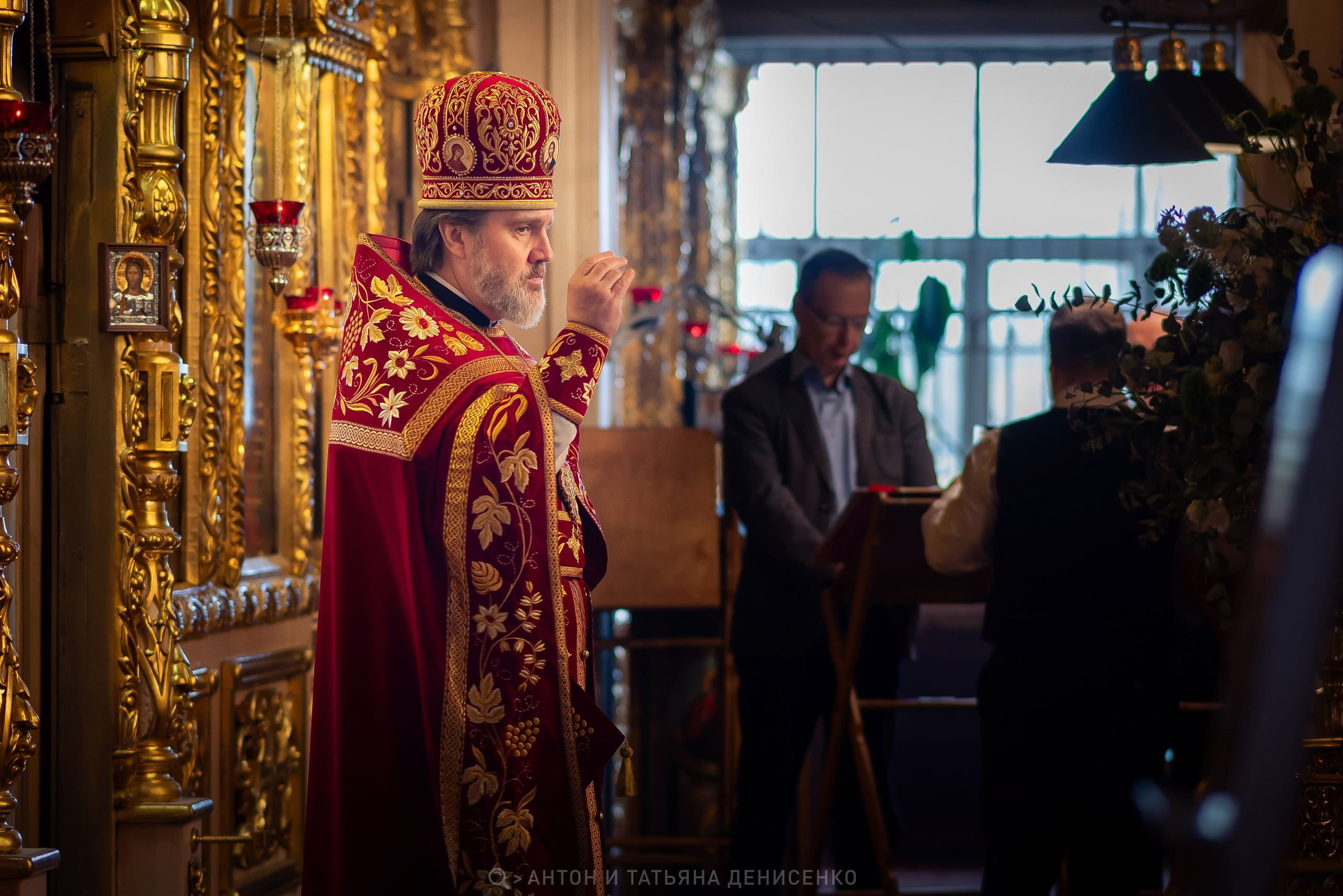Храм Преображения Господня в Богородском. Антипасха. Антон и Татьяна Денисенко — В храме