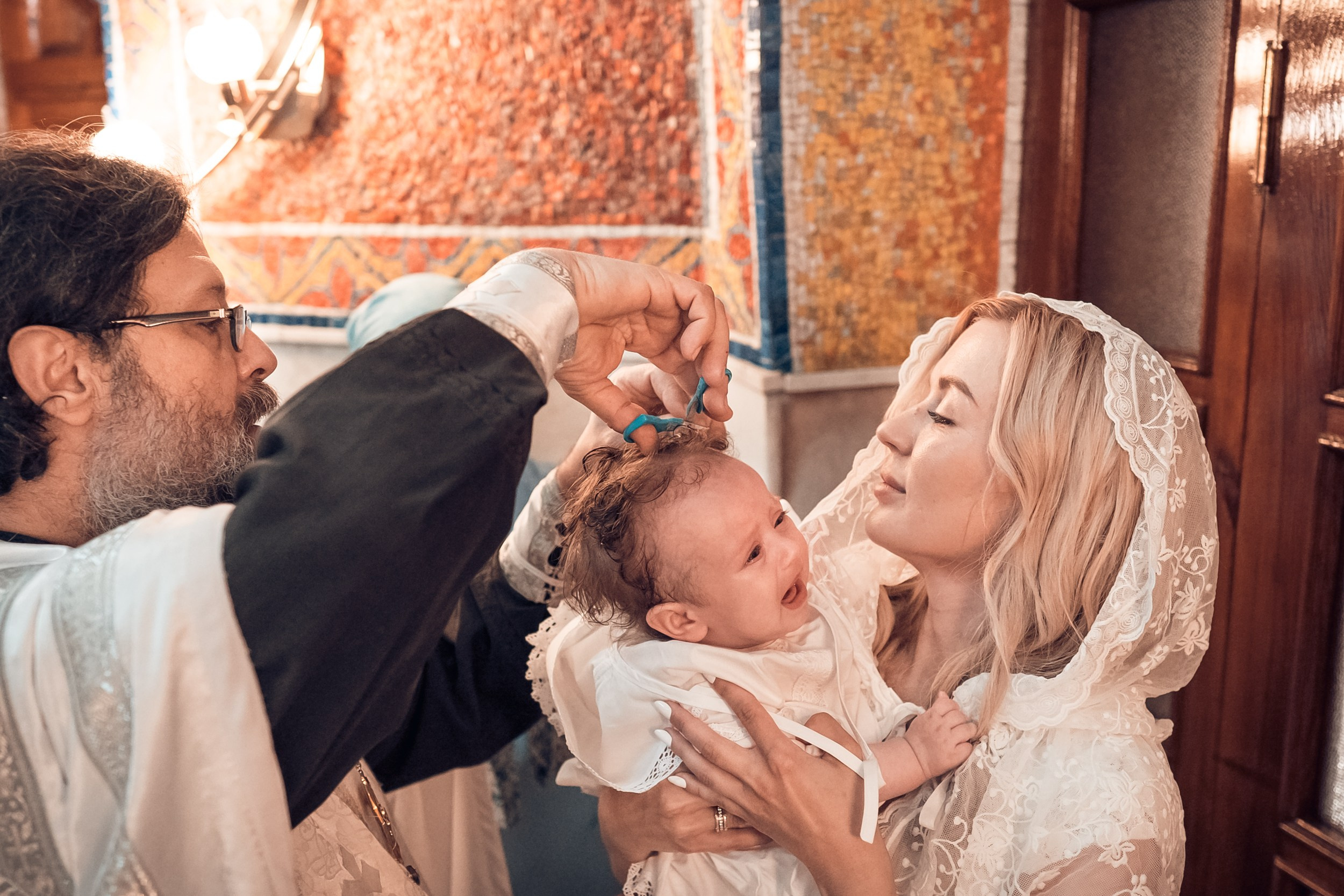 Крещение в Свято-Троицком монастыре Симферополь. Церковный фотограф Севастополь