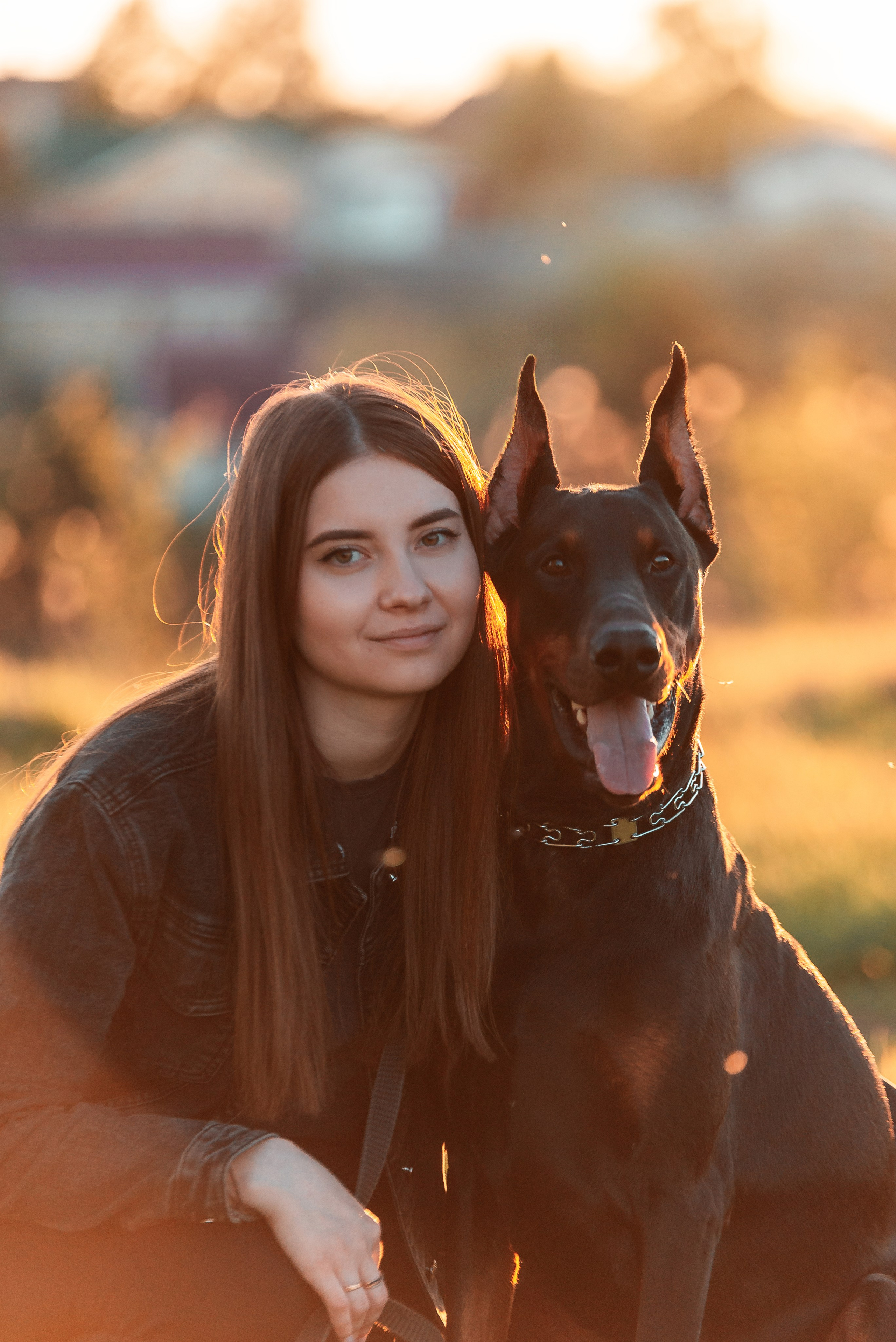 Юля, Андрей и Арес. Фотограф-анималист Анастасия Парфенова|Екатеринбург