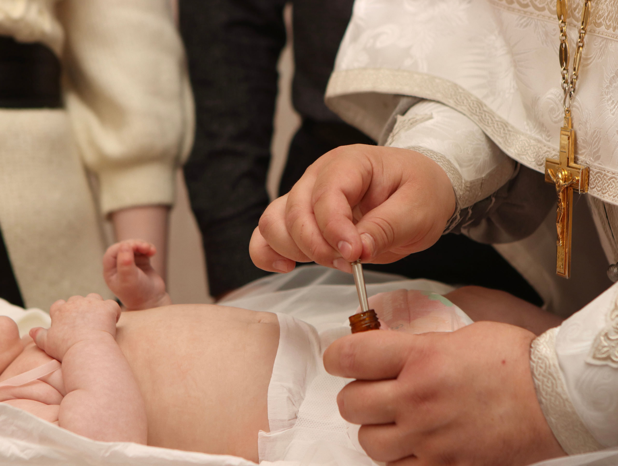 Анастасия и Вадим — крещение Виктории. Фотограф в Курске Смирнов Евгений