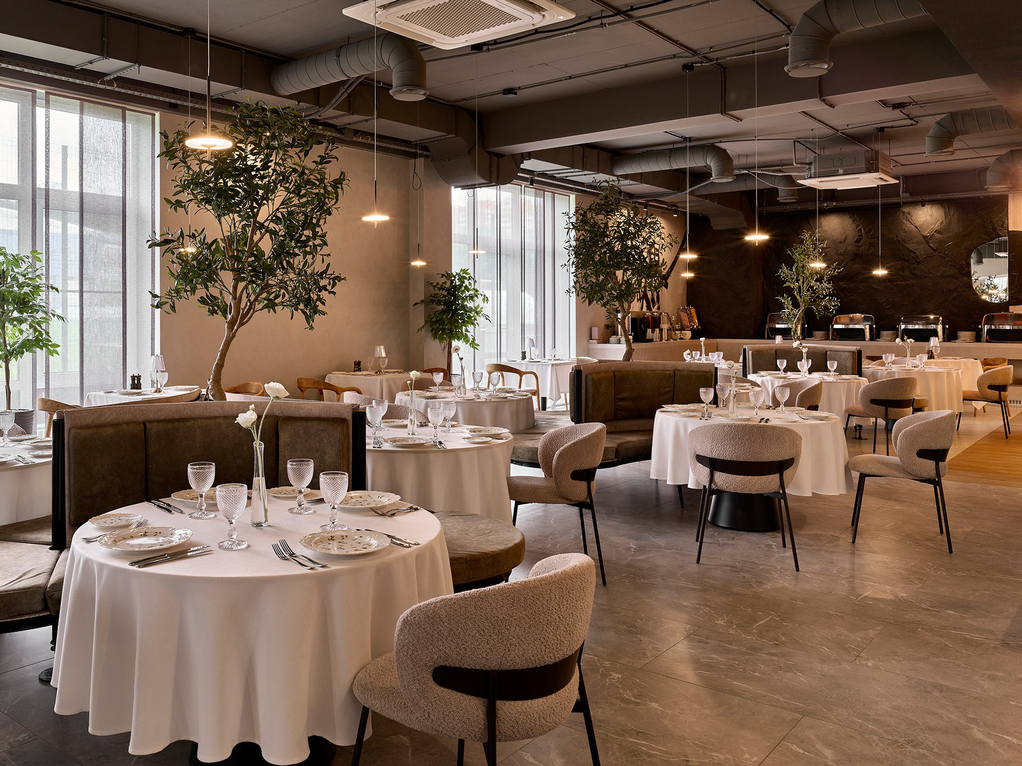 Ресторан «ЧИСЛА». Дизайнер интерьера Ксюша Шакирова, создание дизайн проектов под ключ