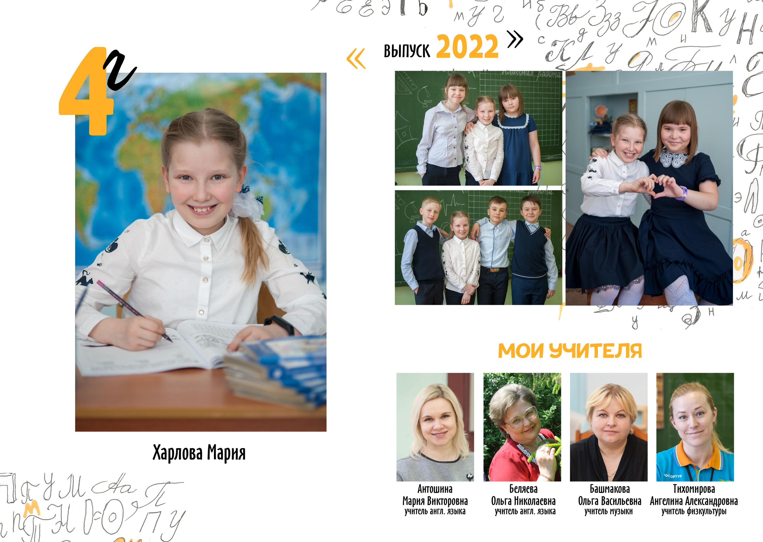 Буквы. Выпускной альбом Чехов, Подольск, Москва