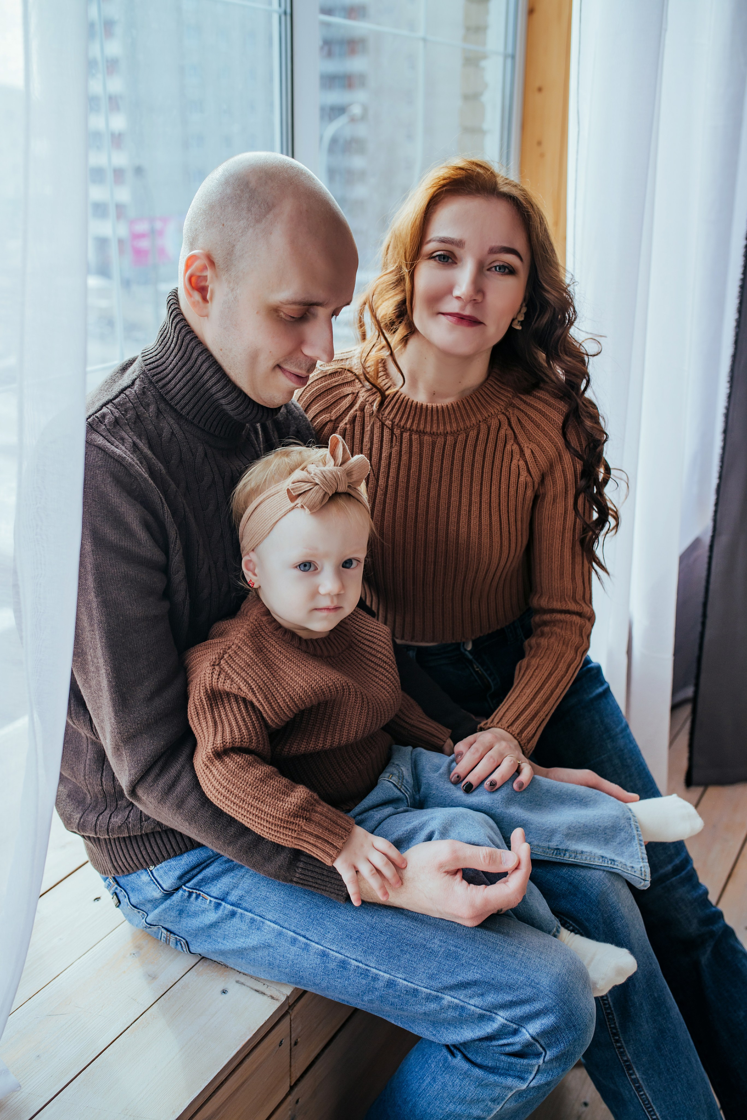 Дружная семья. Фотограф Юлия Бахтина
