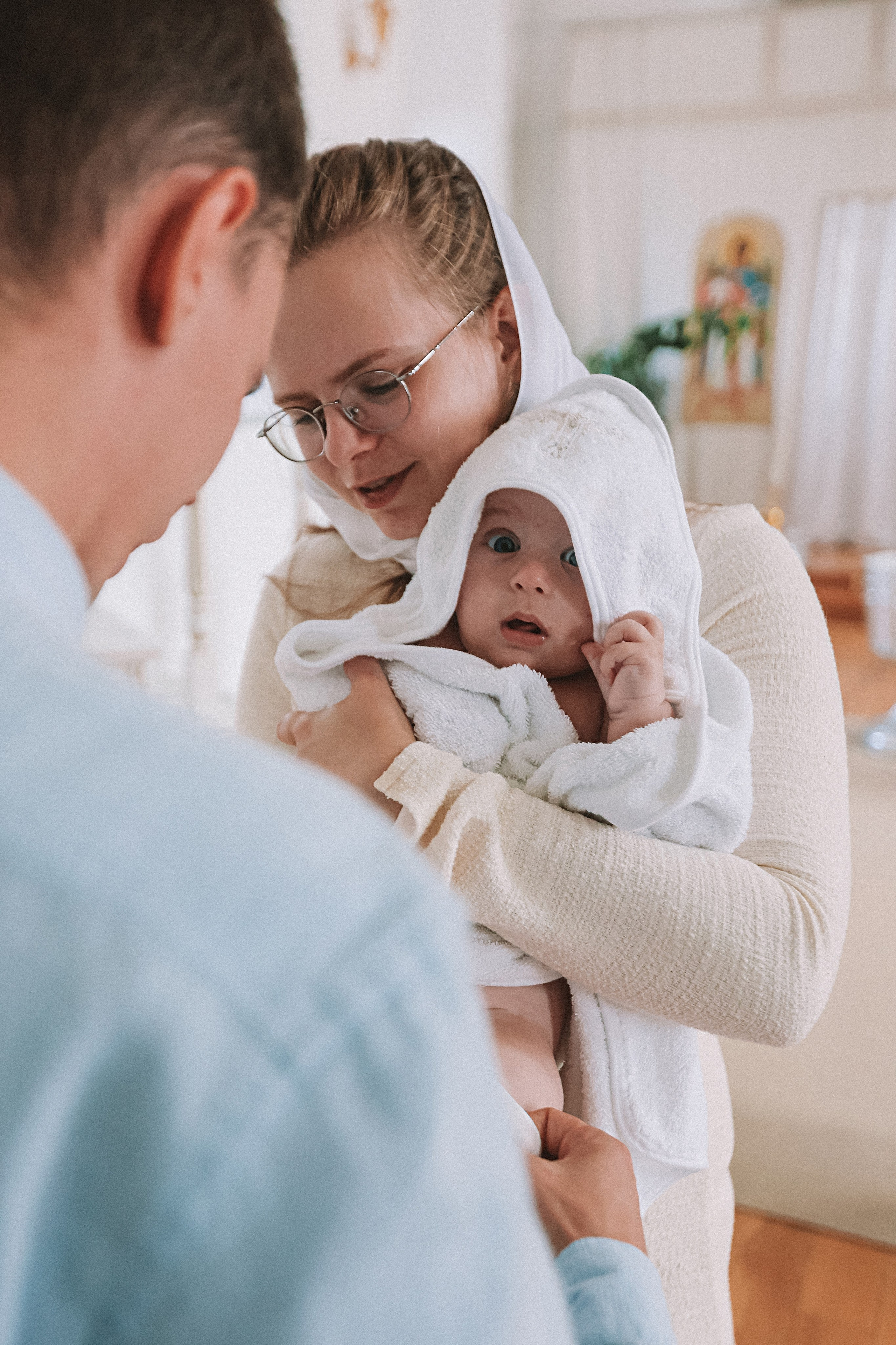 Крещение церковь около моста влюбленных. Семейный фотограф Тюмень, фотограф на роды Салмина Мария