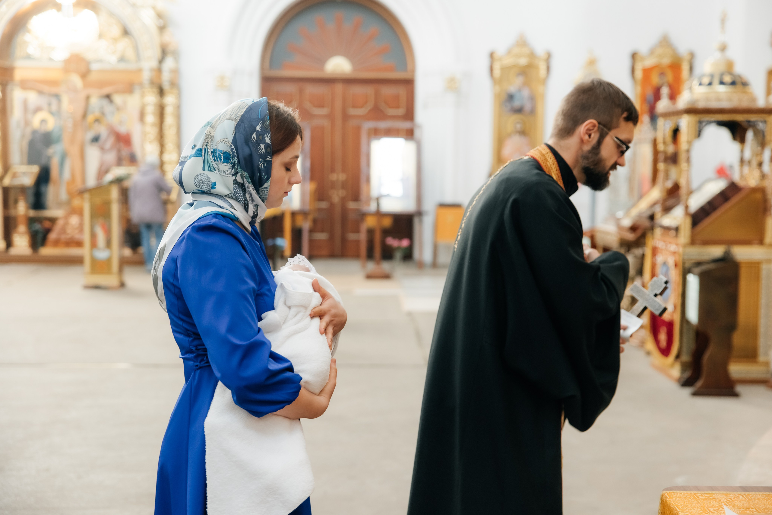 Крещение Мирославы. Храм иконы Божьей Матери «Всех скорбящих Радость». Фотограф ВИКА МЕДУЗА