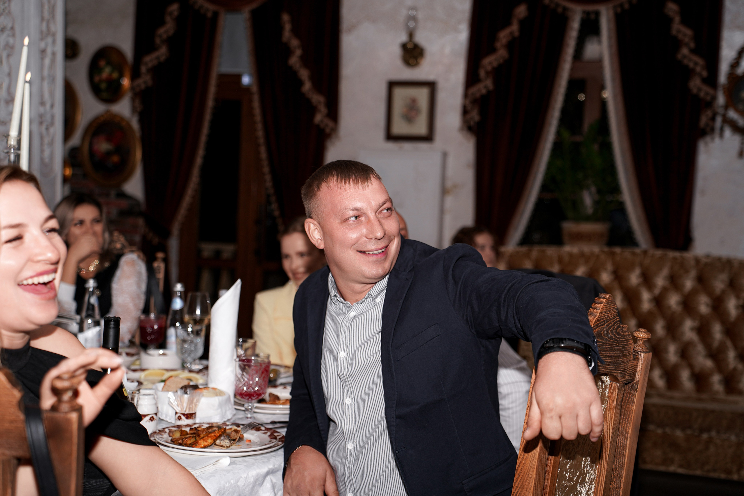 Банкет в Атаманской усадьбе. Свадебный фотограф в Ростове-на-Дону. Таинство Крещения и Венчания, семейные фотосессии. Алёна Чёботова