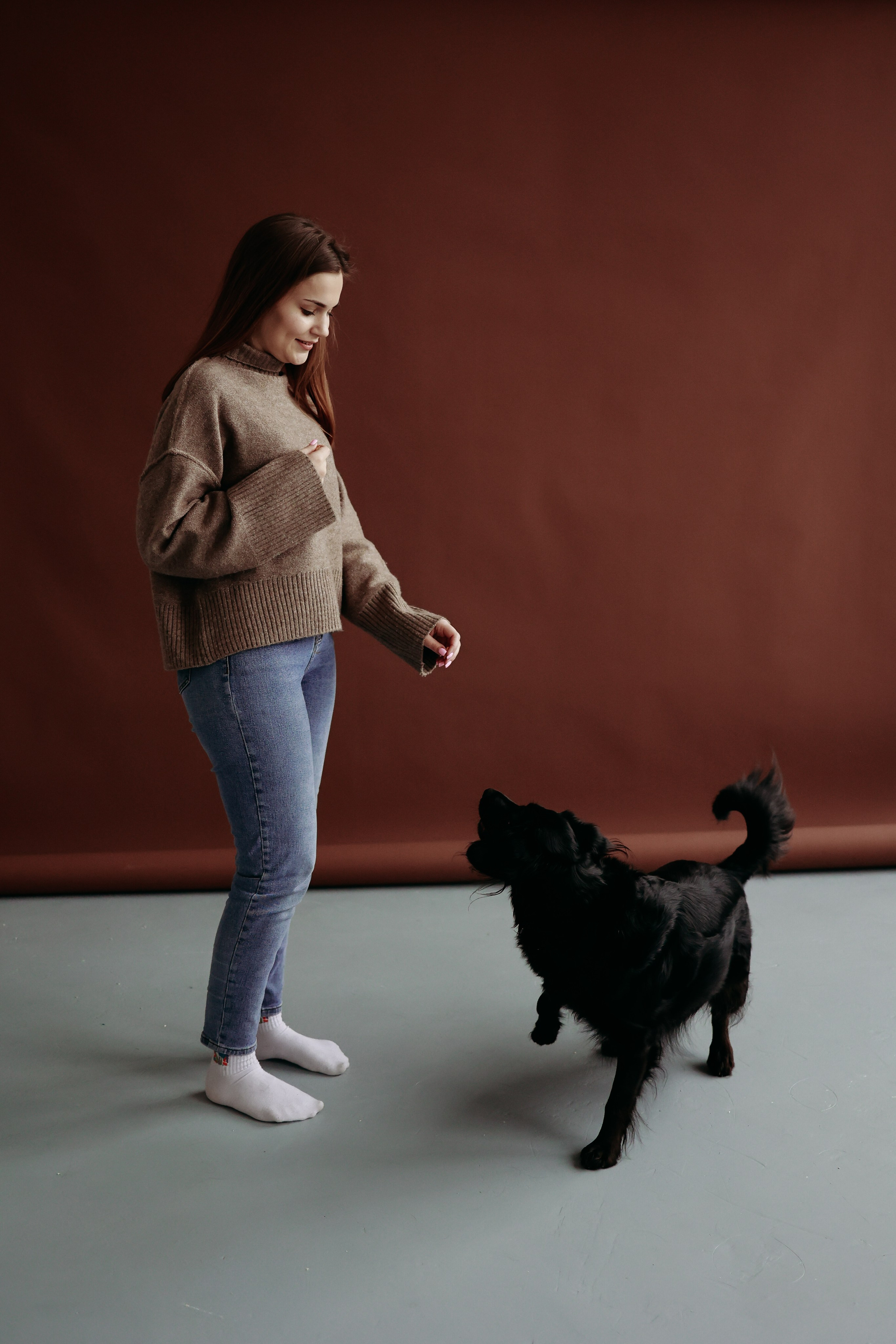 В студии. Фотограф Юлия Говор