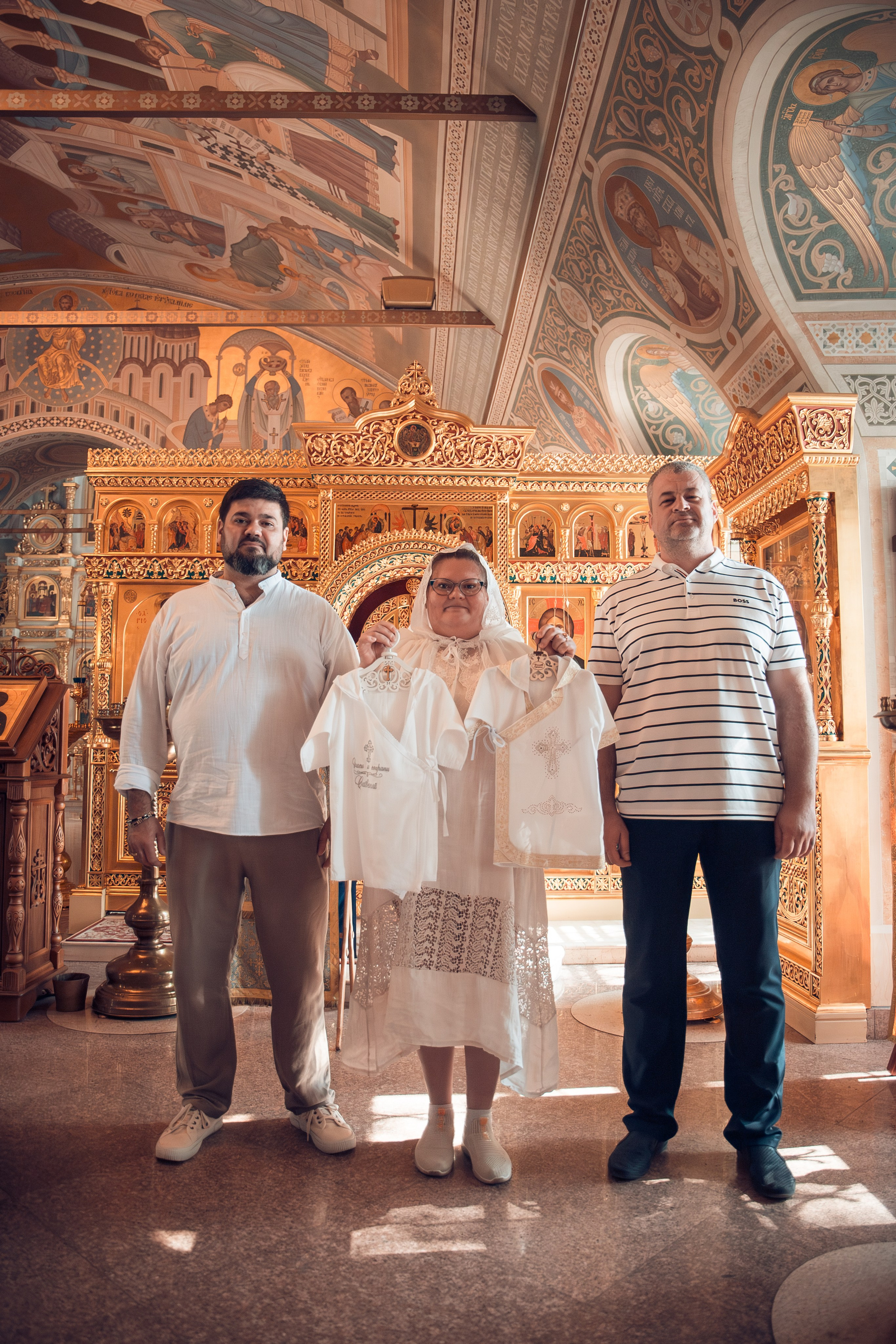 Крещение Сергея в храме Успения Богородицы с. Истомино