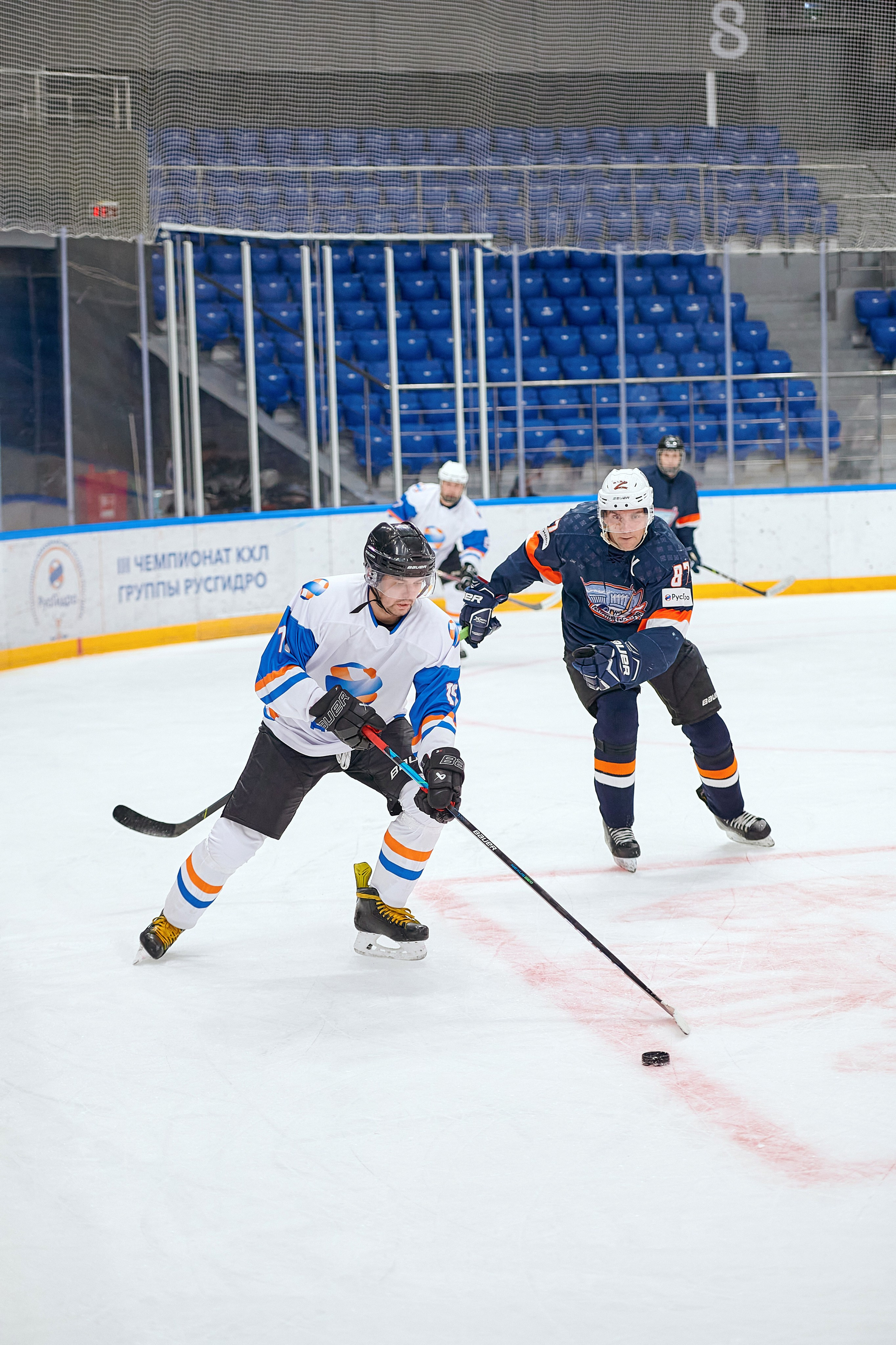 Портфолио репортажной фотосъёмки: Кристалл арена — Хоккей — РусГидро. Фотограф Яковлев Роман — Красноярск