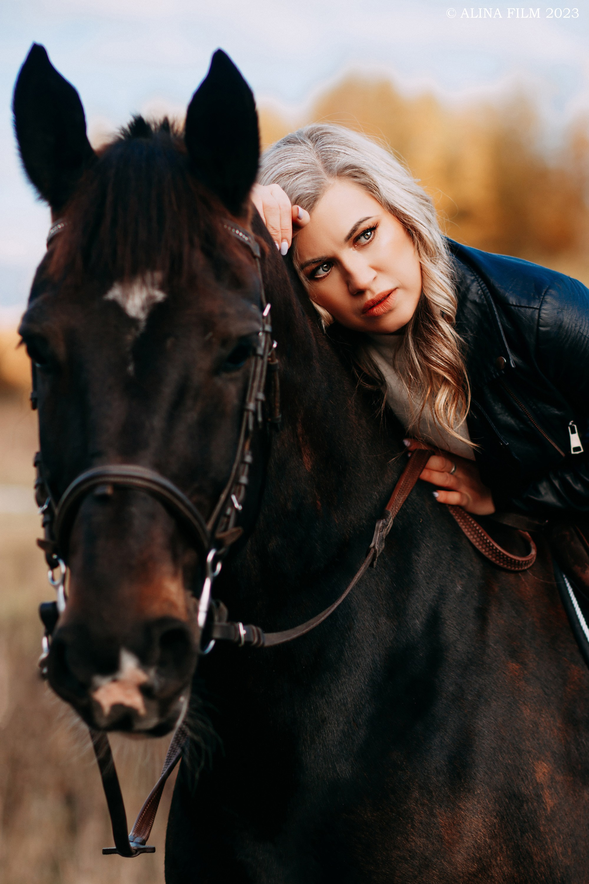 Съемка с лошадью. Фотограф в Санкт-Петербурге Alina Film