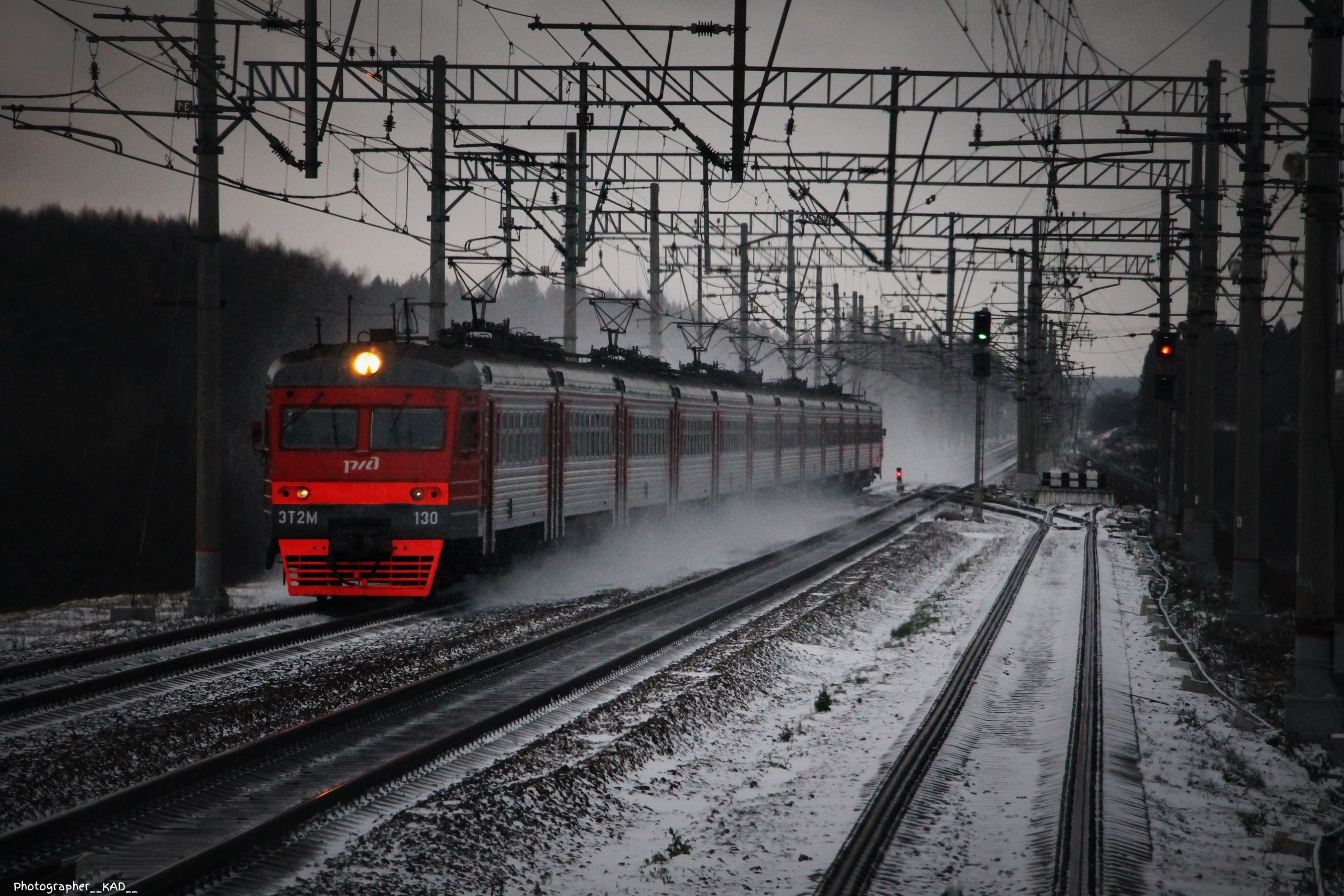 Железная дорога. Photographer K.A.D