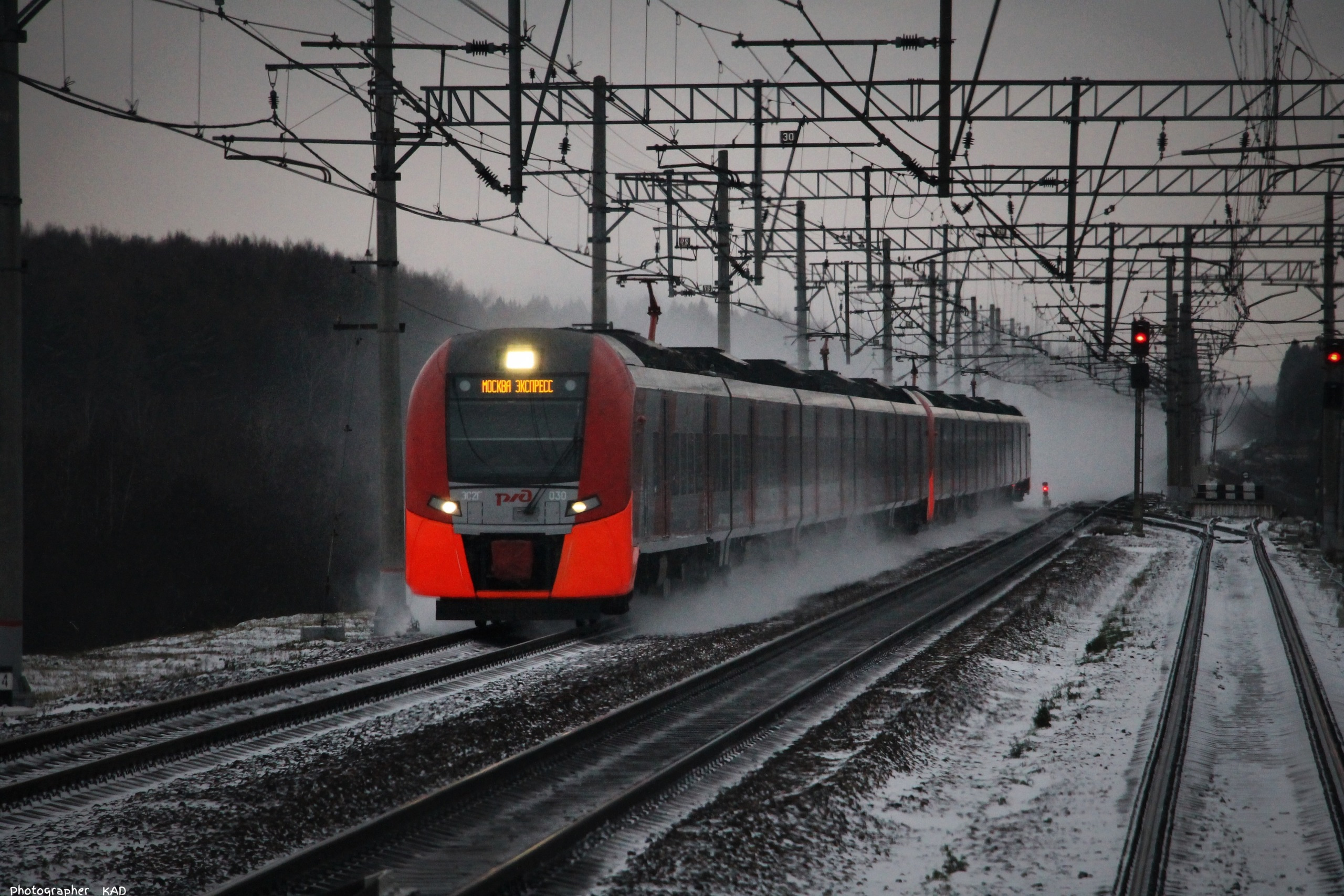 Железная дорога. Photographer K.A.D