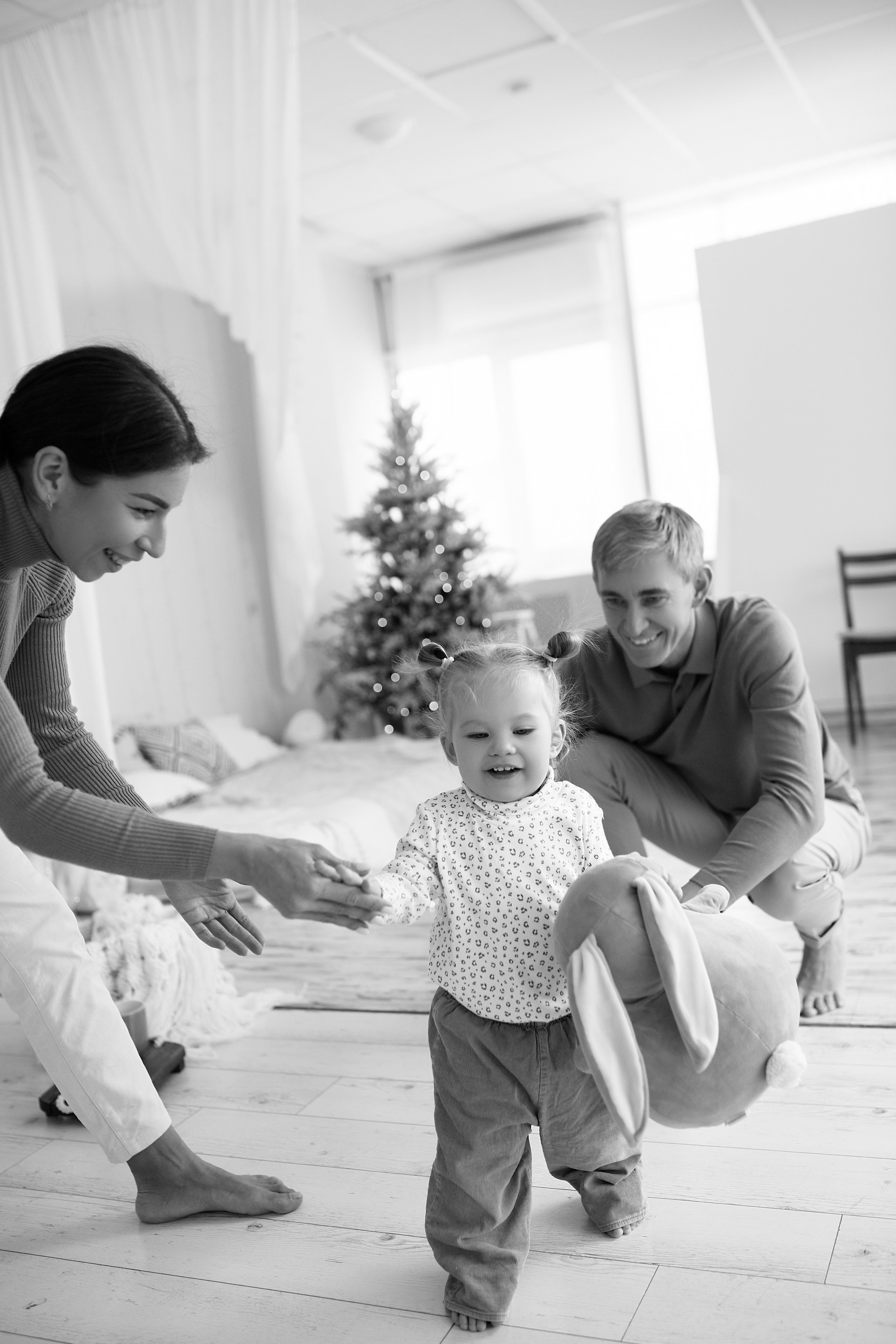 Дарья, Сергей и Оливия. Фотограф Алина Кучумова