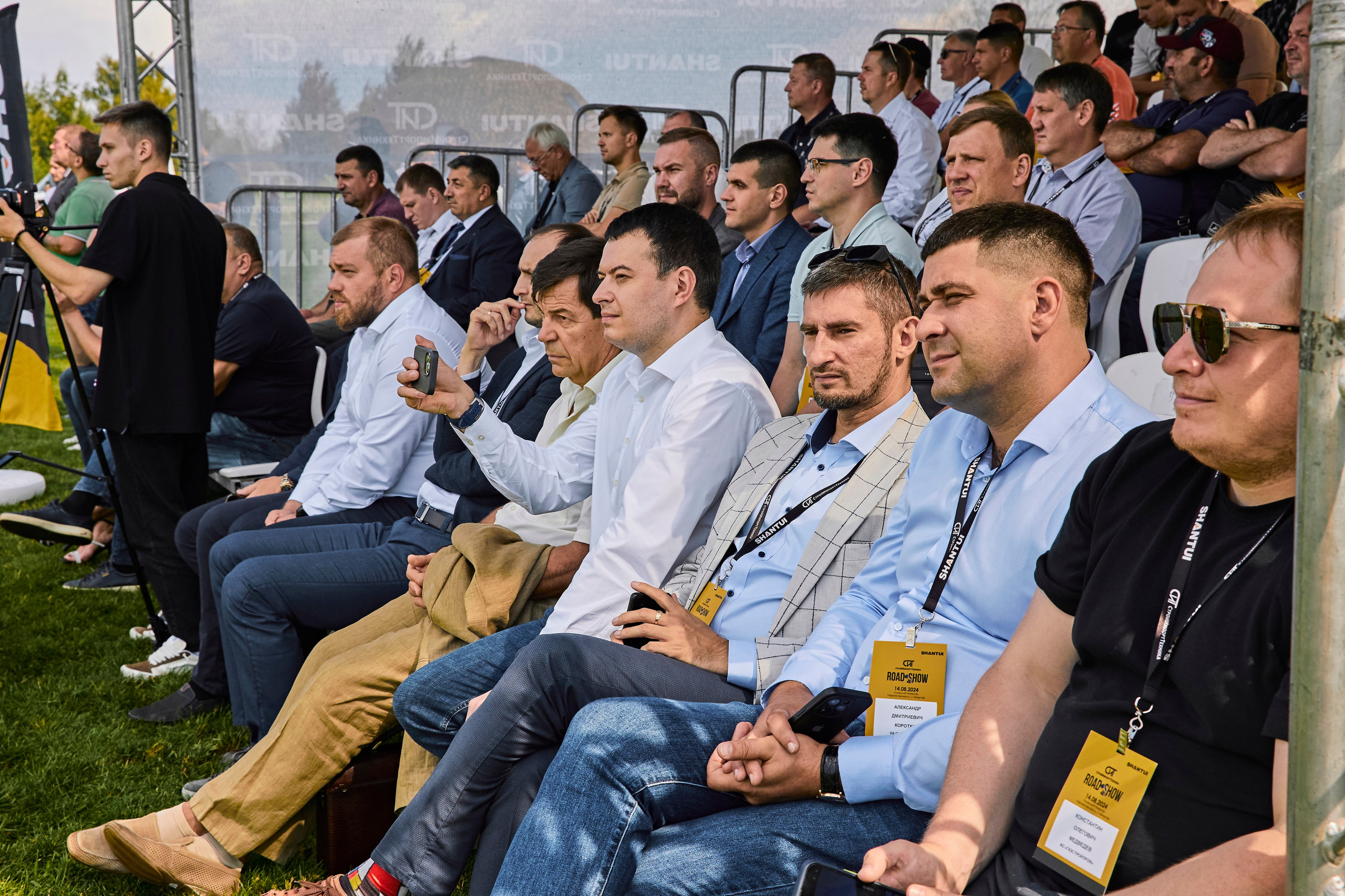 Презентация спец. техники Shantui. Фотограф Александра Иванова