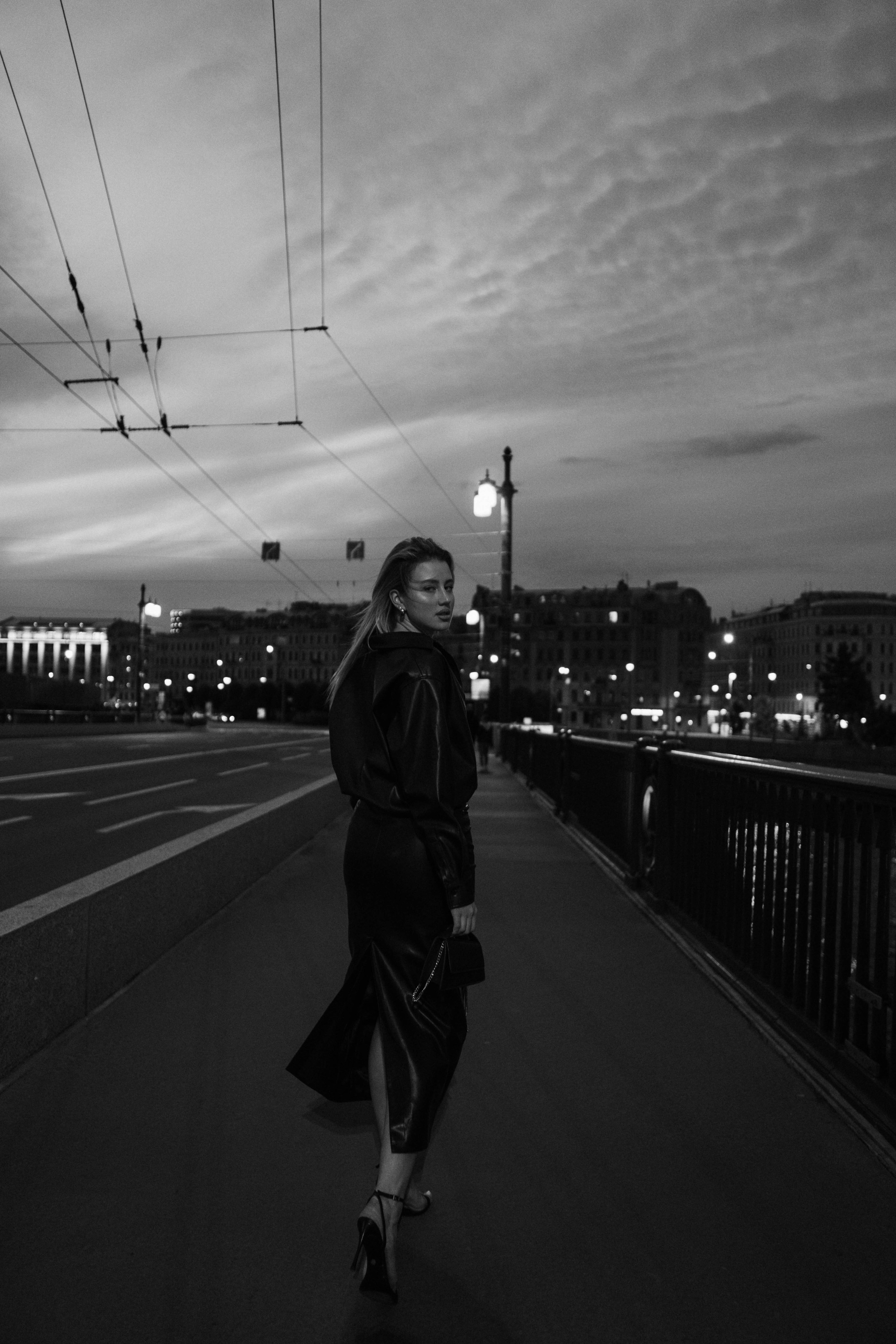 Даша и ночной Петербург. Фотограф в Санкт-Петербурге Головина Анастасия