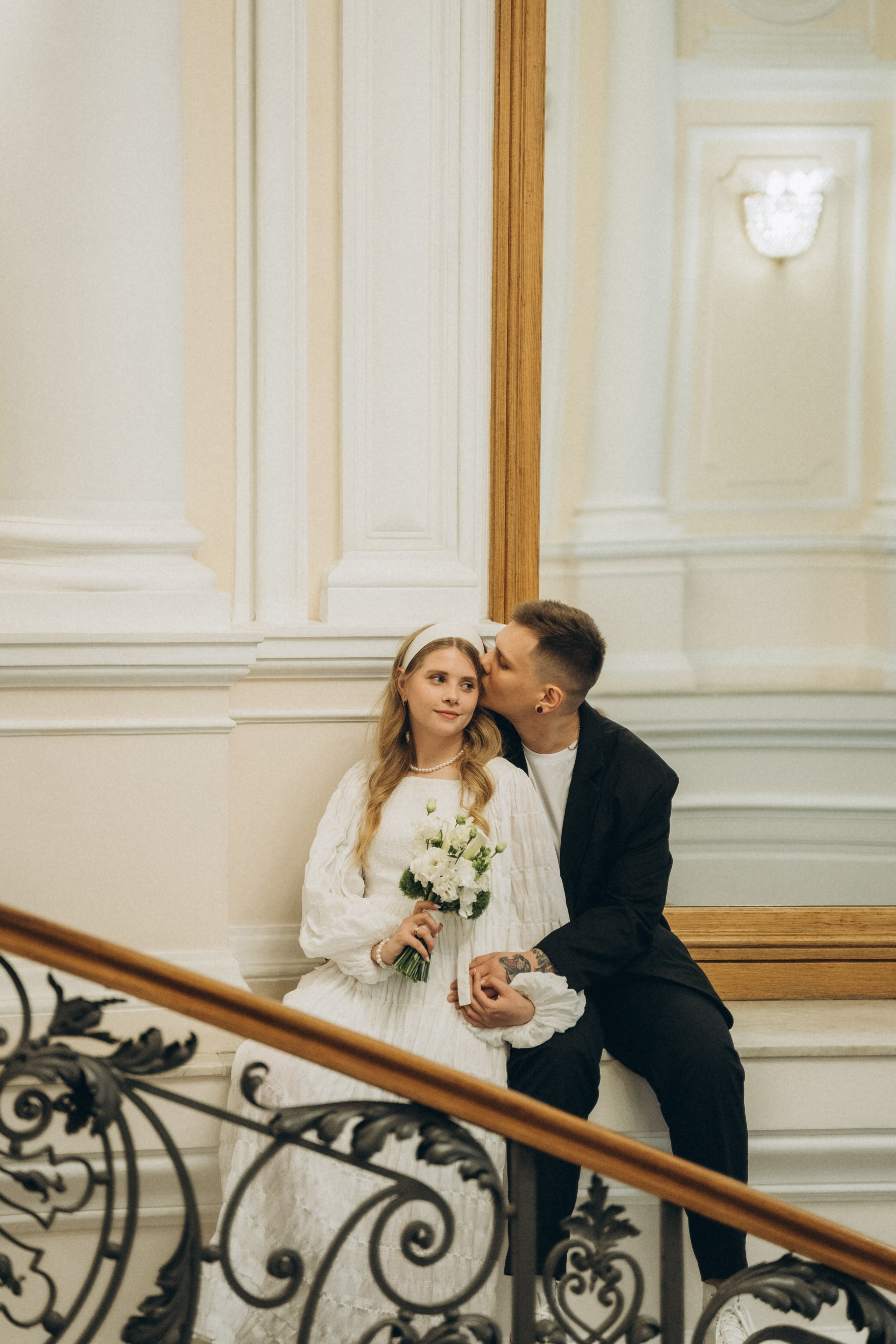 Любовь во 2-м Дворце Бракосочетания. Фотограф в Санкт-Петербурге — Лучина Екатерина