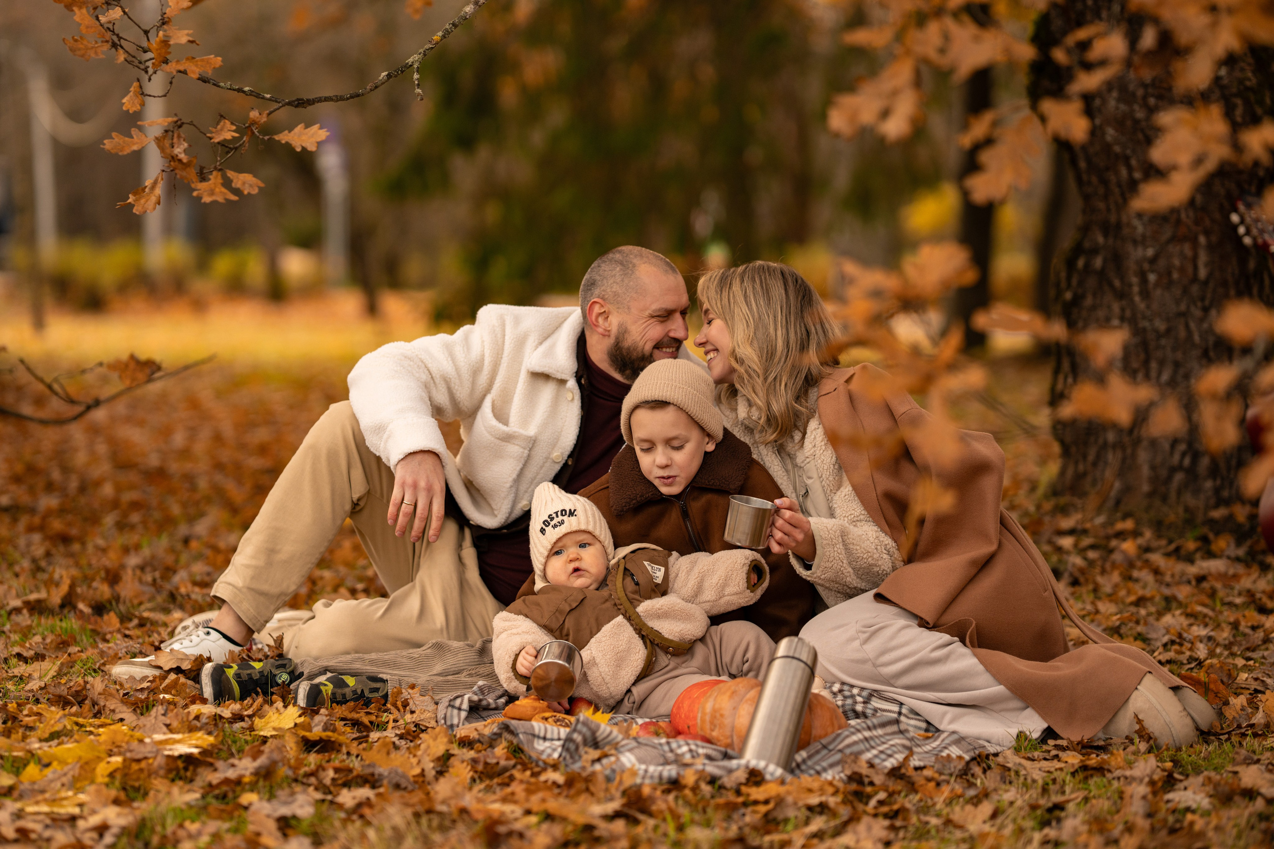 Осенняя теплая история в Зеленогорске. Семейный и портретный фотограф в Санкт-Петербурге Татьяна Гримоть