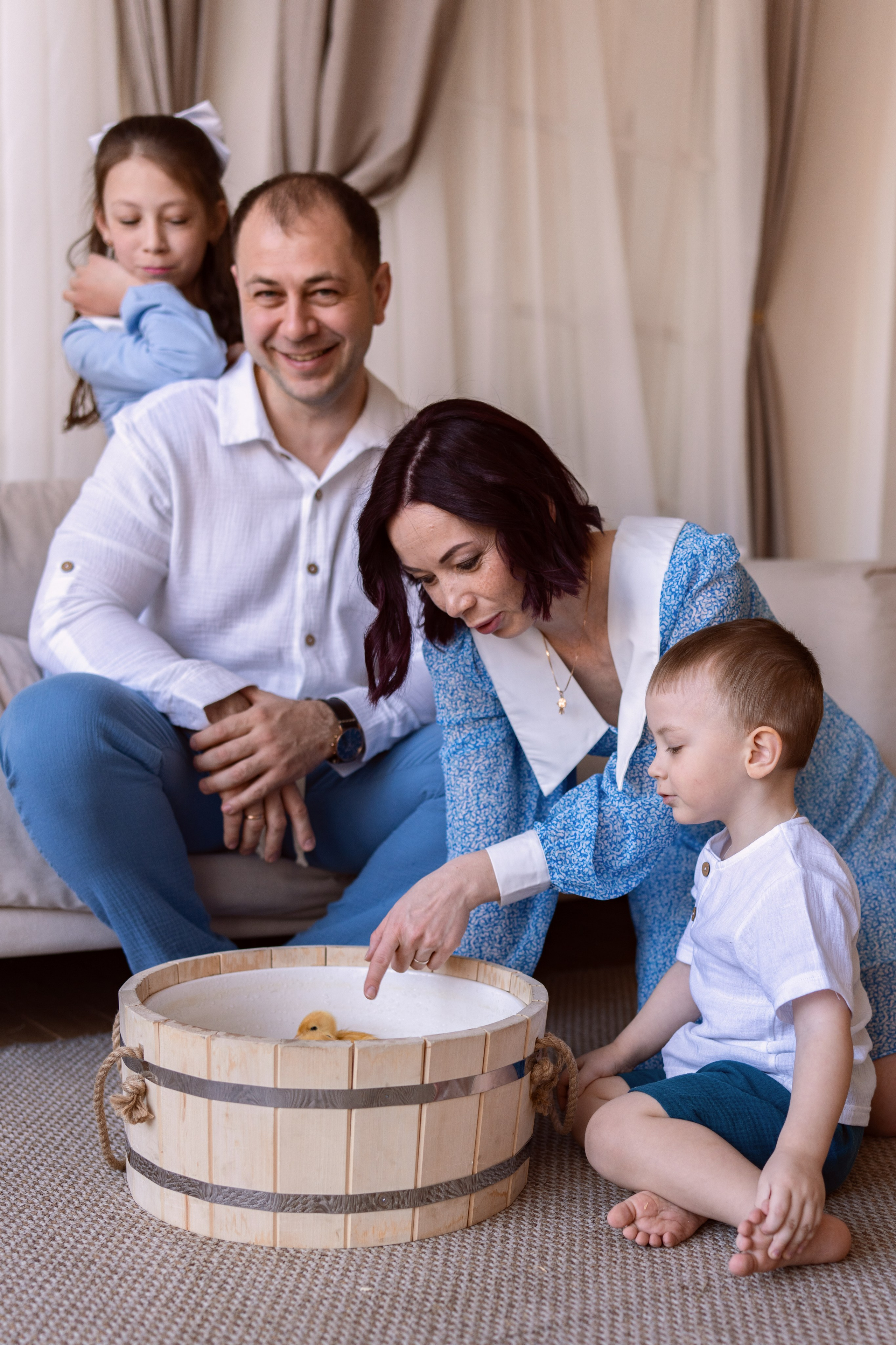 Семейная студийная съемка. Семейный и портретный фотограф в Санкт-Петербурге Татьяна Гримоть