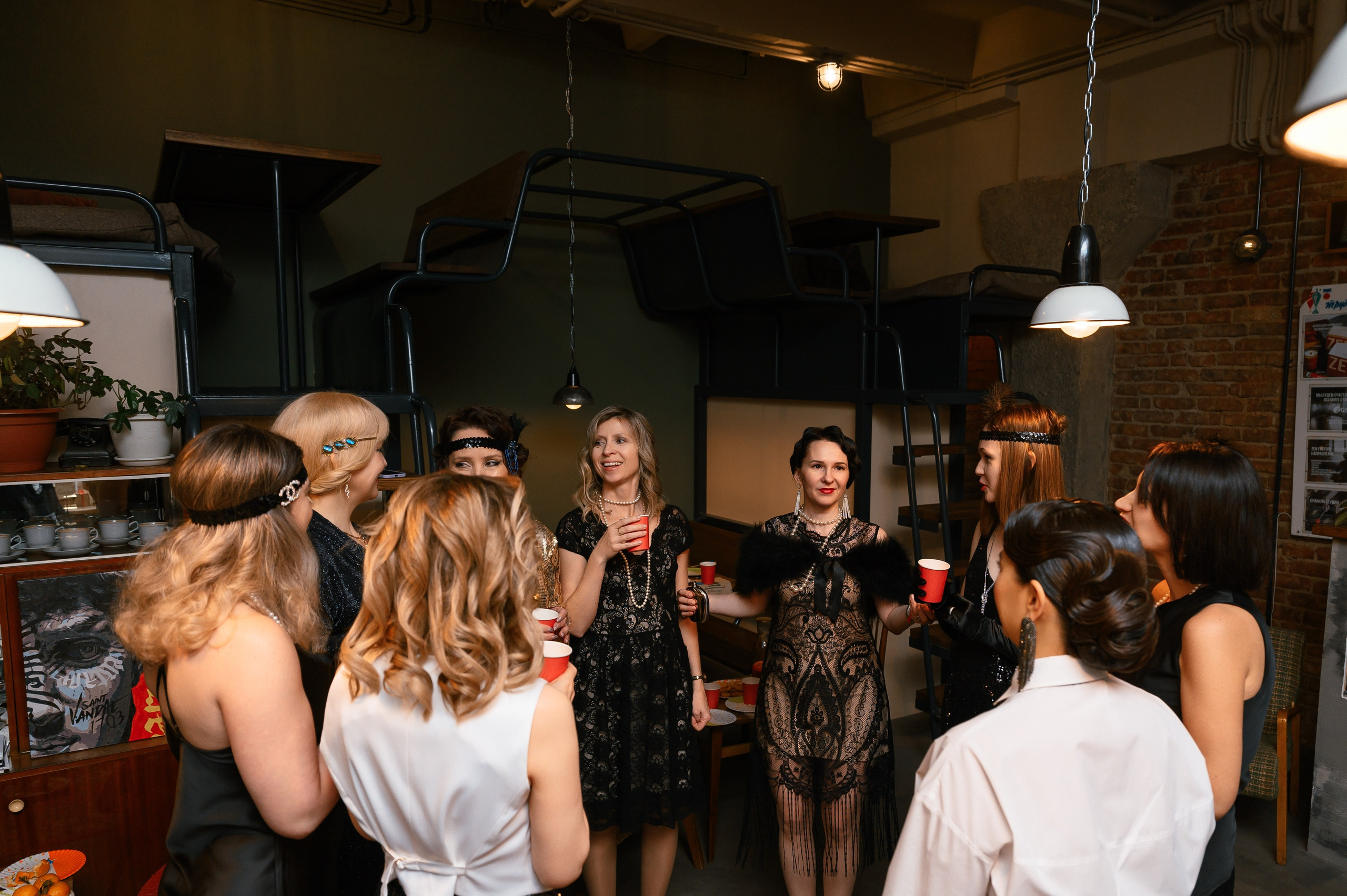 Корпоратив школы танцев в стиле «Мафия». Wedding and family photographer USA