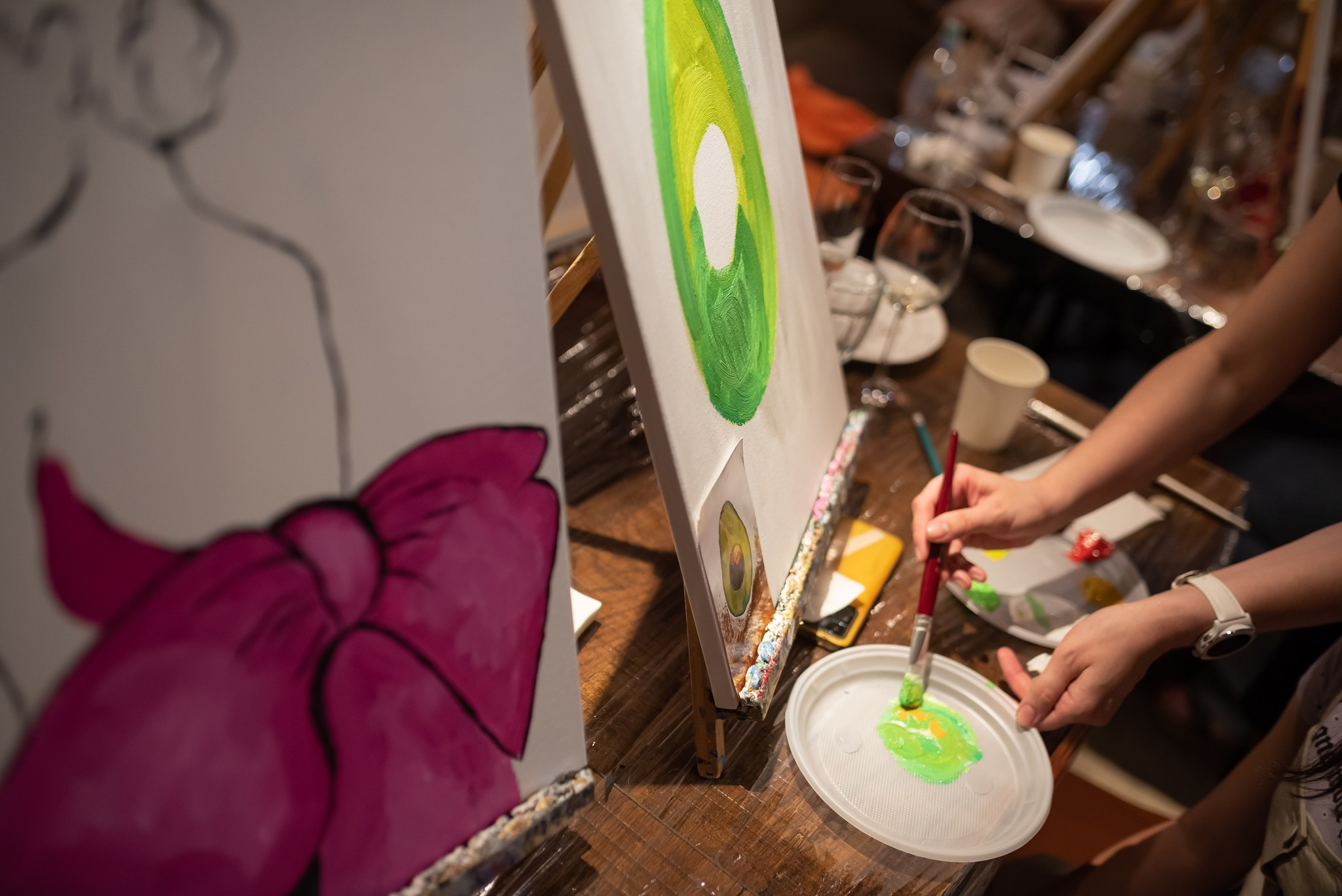 Творчество в ресторане Большая кухня. Свадебный и семейный фотограф из Санкт-Петербурга Климов Анатолий