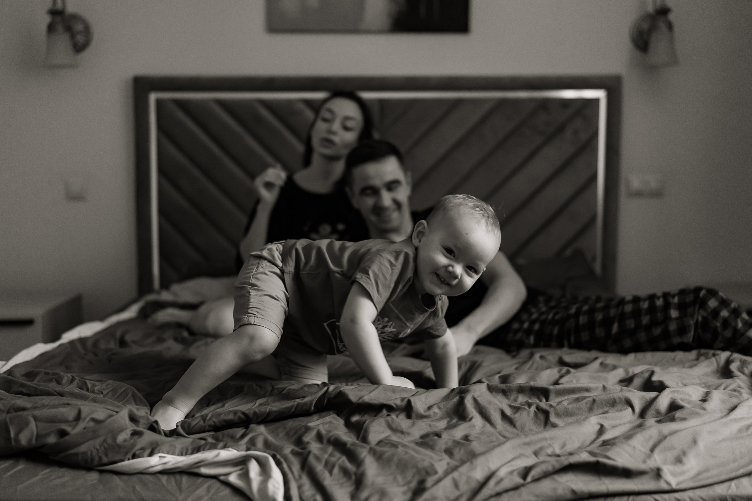 Семейная фотосессия дома. Семейный фотограф в Москве Ирина Жур