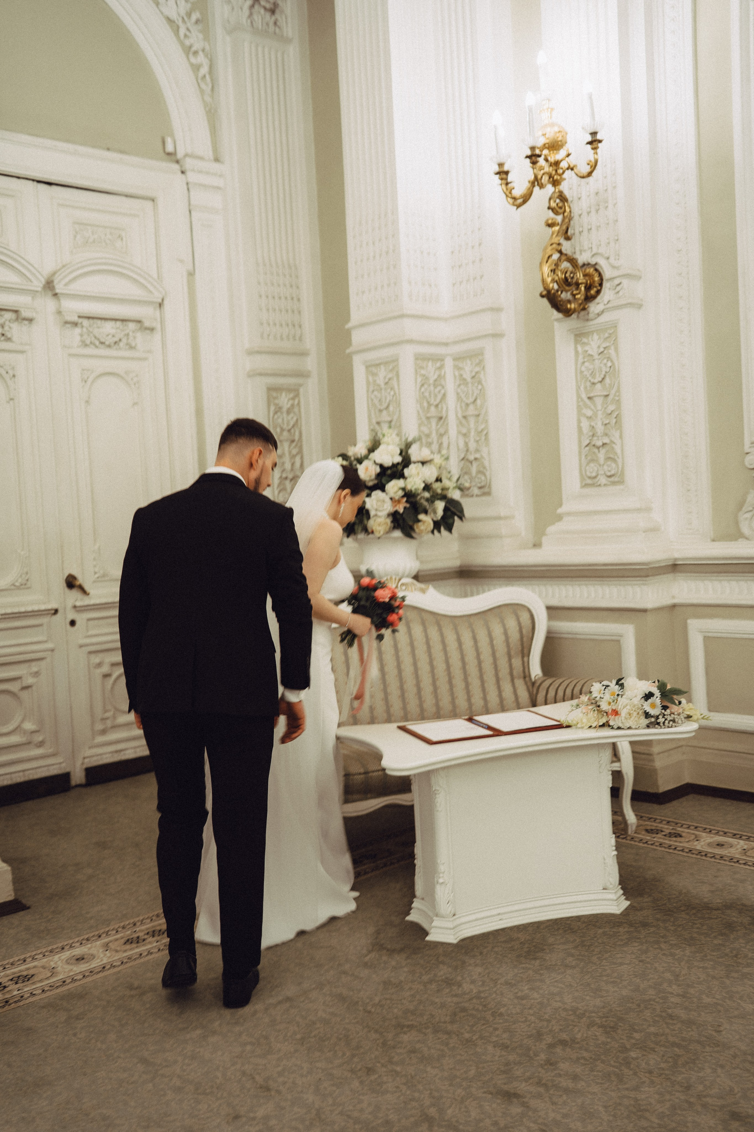 СВАДЕБНАЯ СЬЕМКА В ПЕВОМ ДВОРЦЕ БРАКОСОЧЕТАНИЯ. Профессиональный фотограф, Санкт-Петербург — Виктория Богомолова