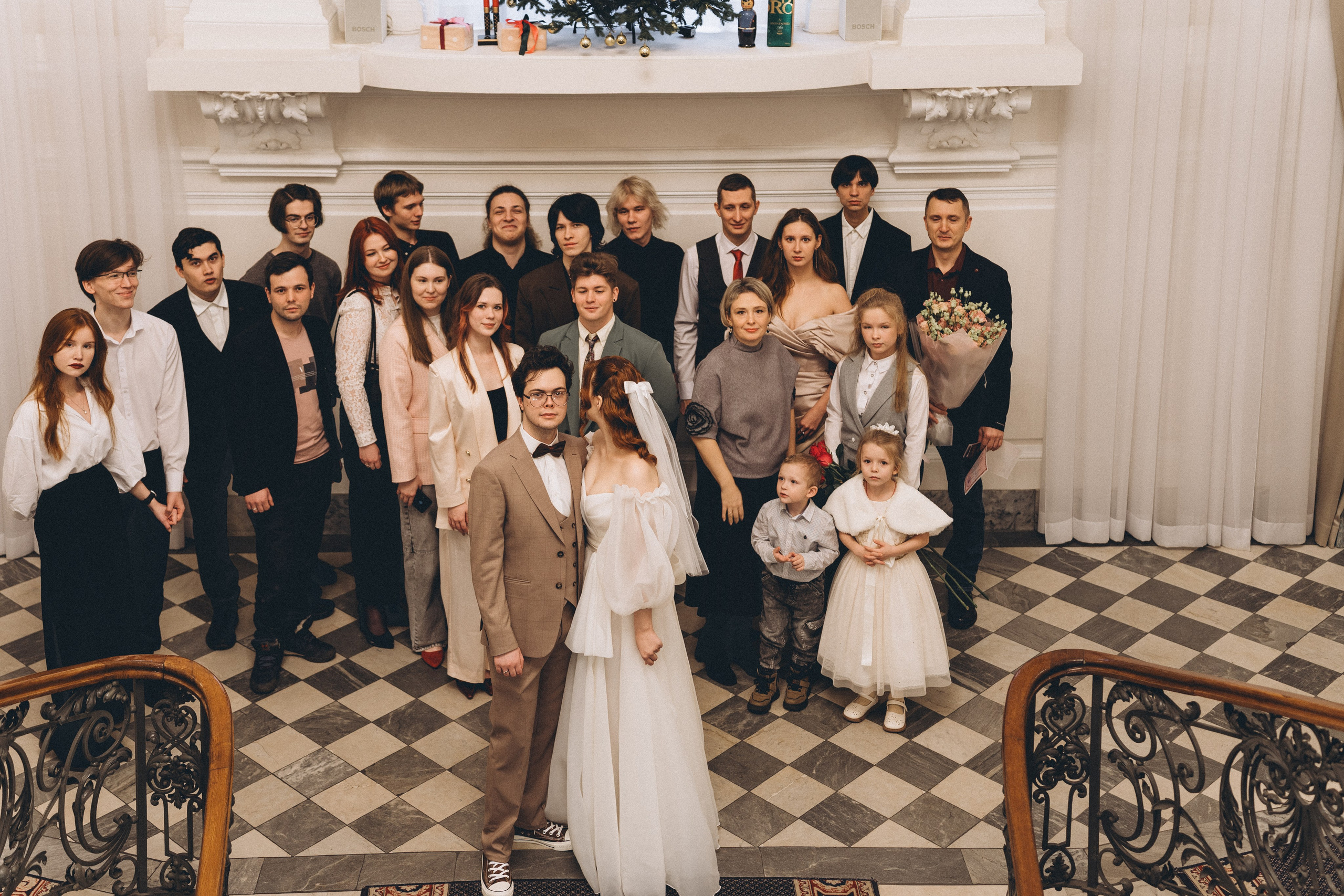 СВАДЕБНАЯ СЬЕМКА ВО ВТОРОМ ДВОРЦЕ С ГОСТЯМИ И ПРОГУЛКА В ТАВРИЧЕСКОМ САДУ. Профессиональный фотограф, Санкт-Петербург — Виктория Богомолова