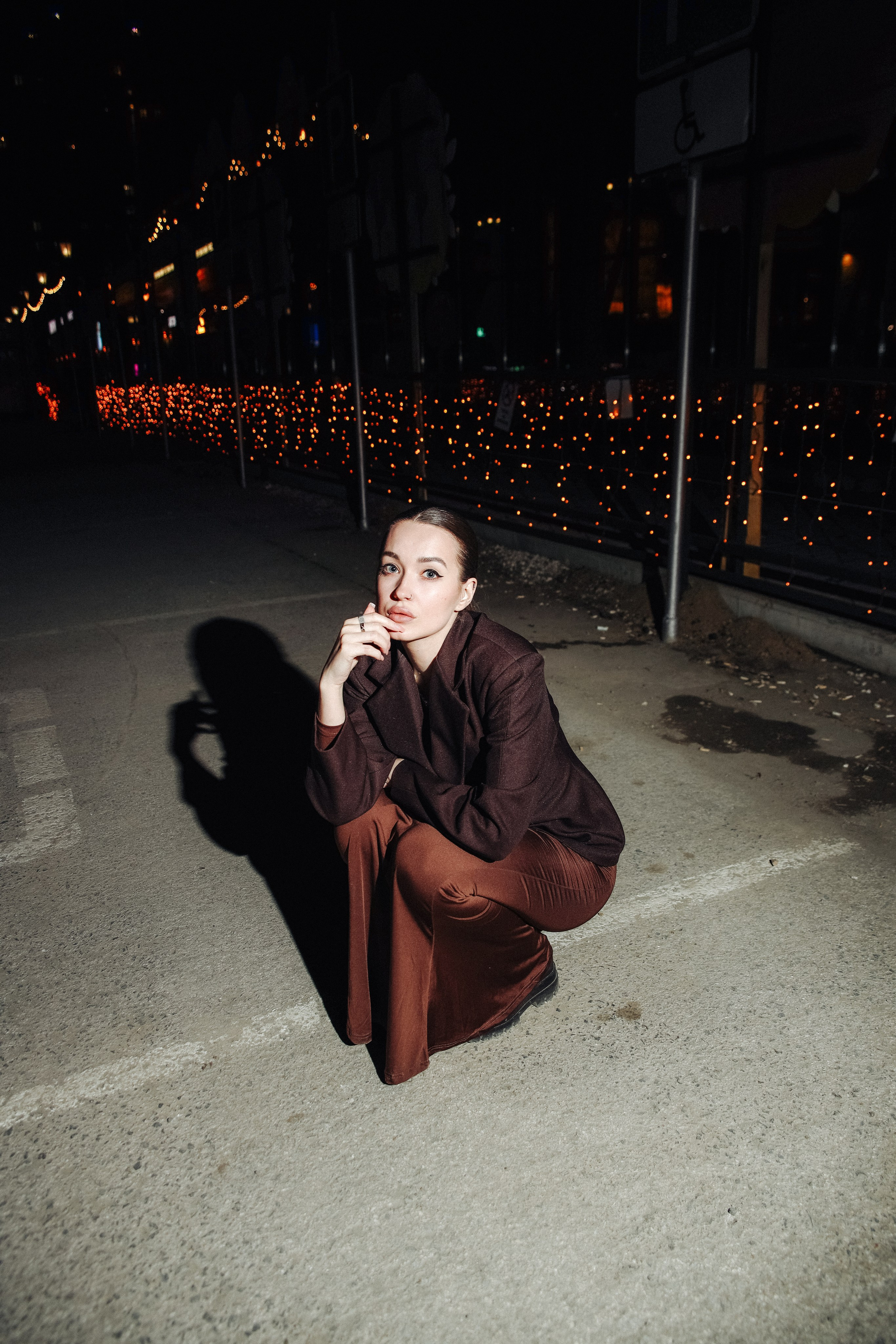 Ночная прогулки. Индивидуальный фотограф Новосибирск Настя