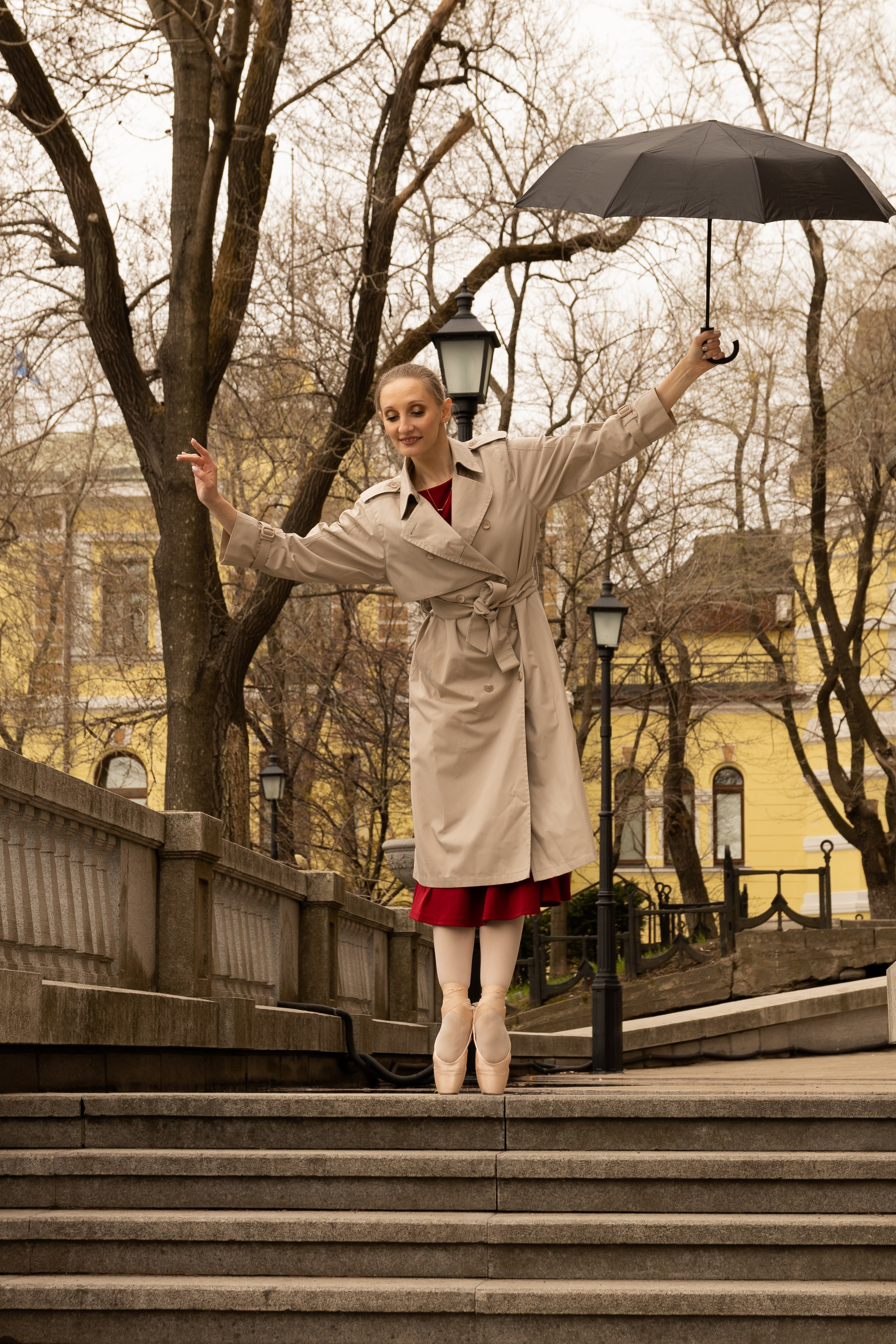 Балерина в городе. Фотограф Владивосток