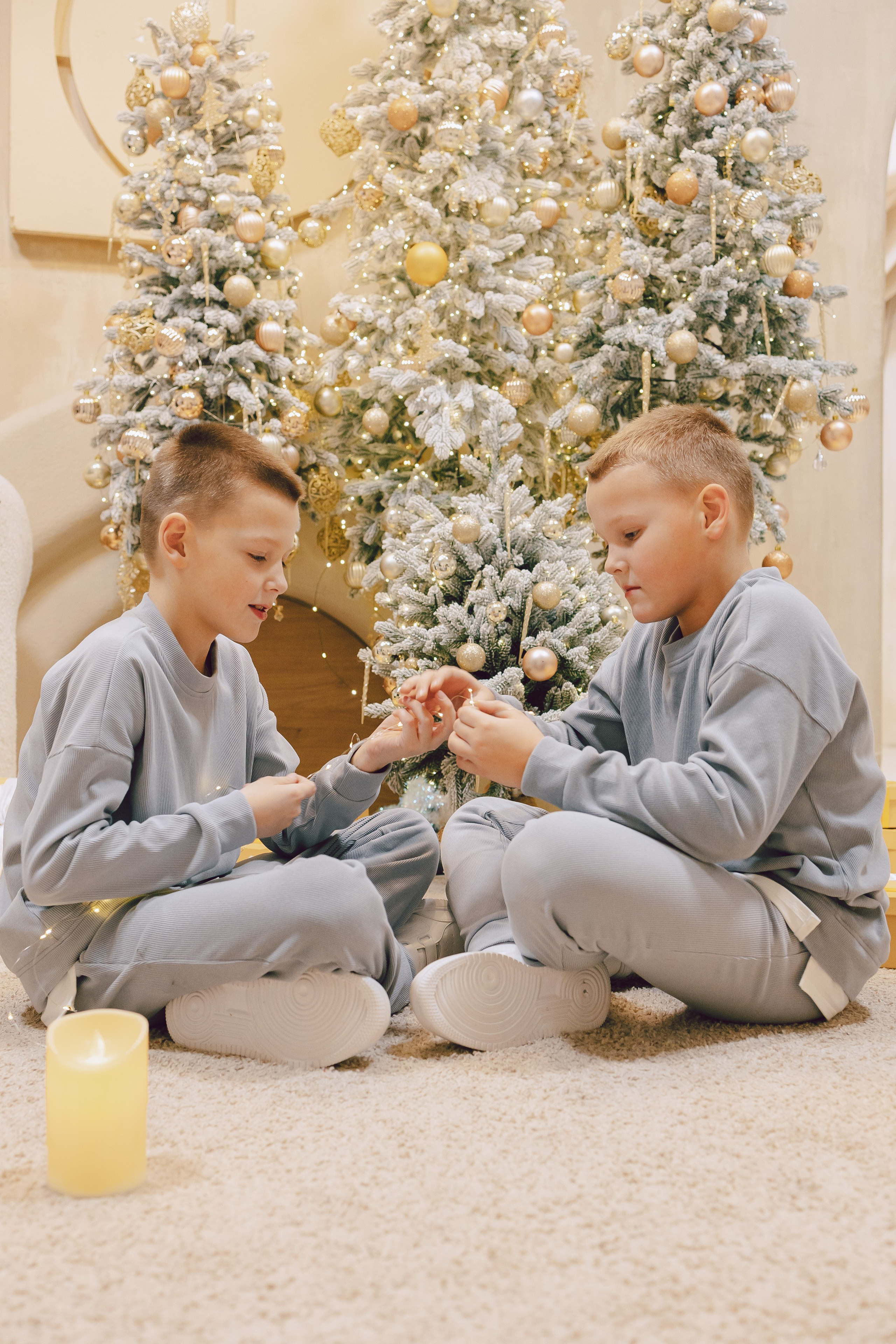 Семейная новогодняя фотосессия. Семейный Фотограф в Москве Евгения Симоненко