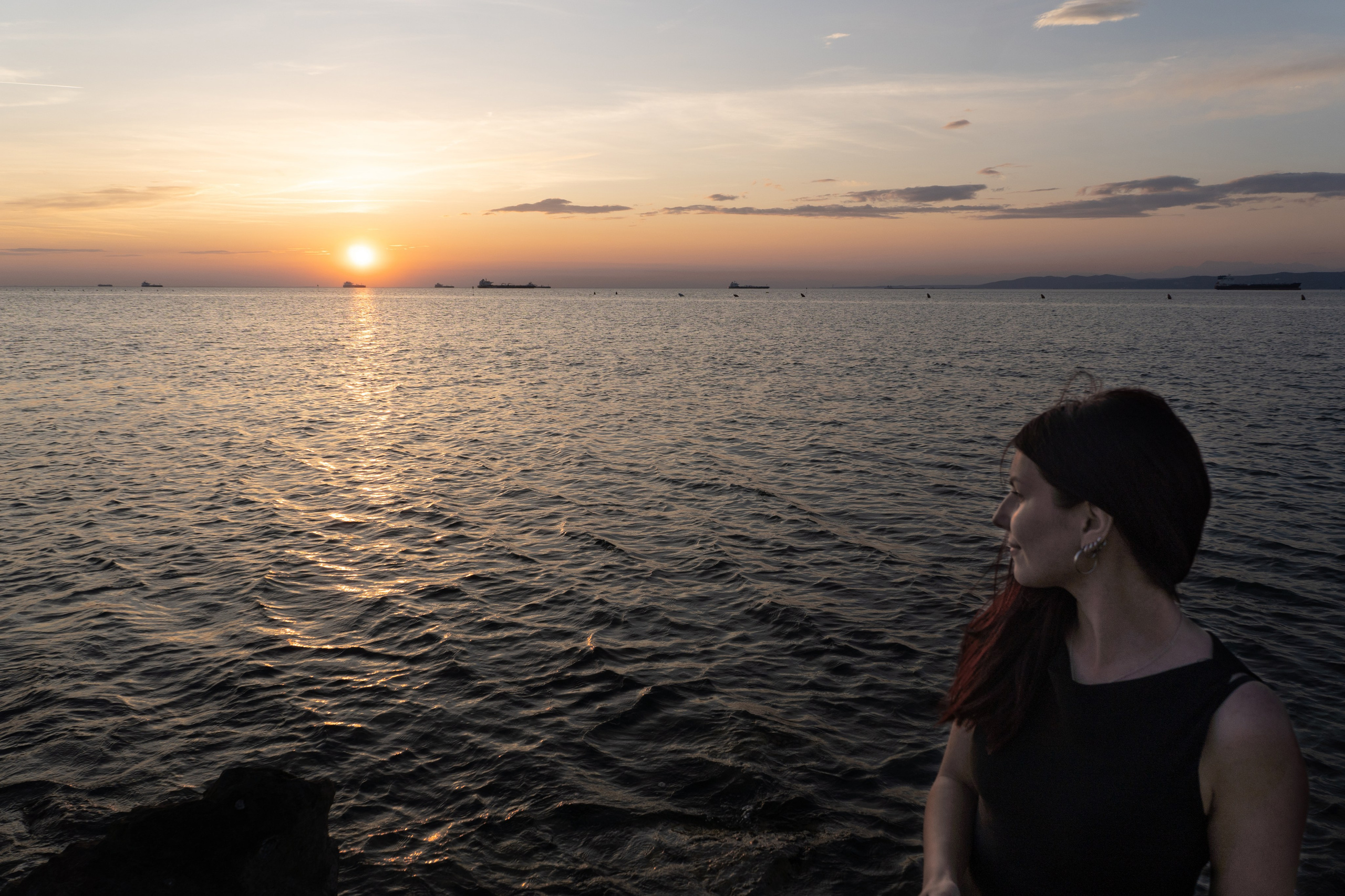 Foto shooting al mare. Fotografo Alina Imanbaeva Trieste e FVG