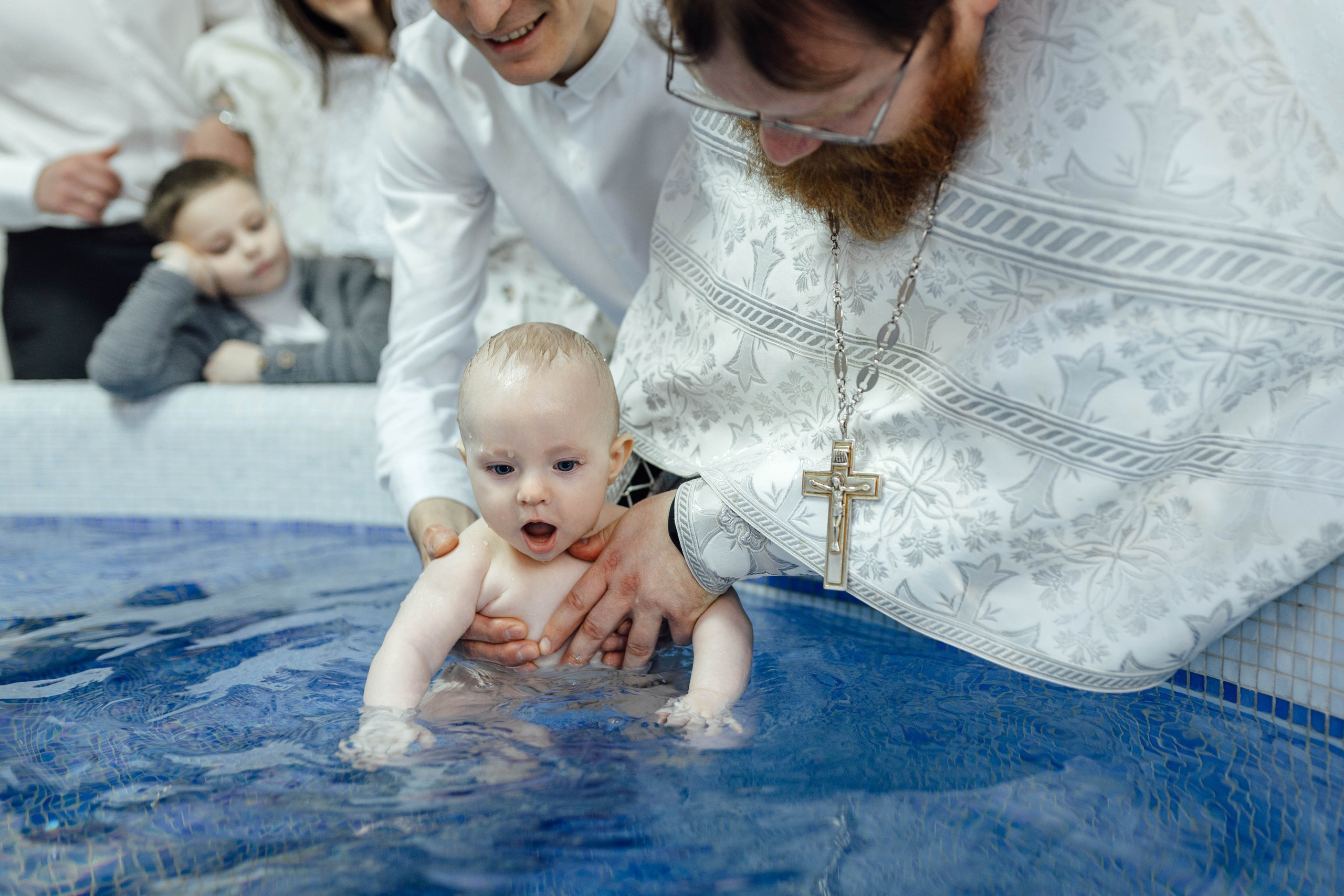 Крещение Матвея, храм Святой Троицы, декабрь 2025