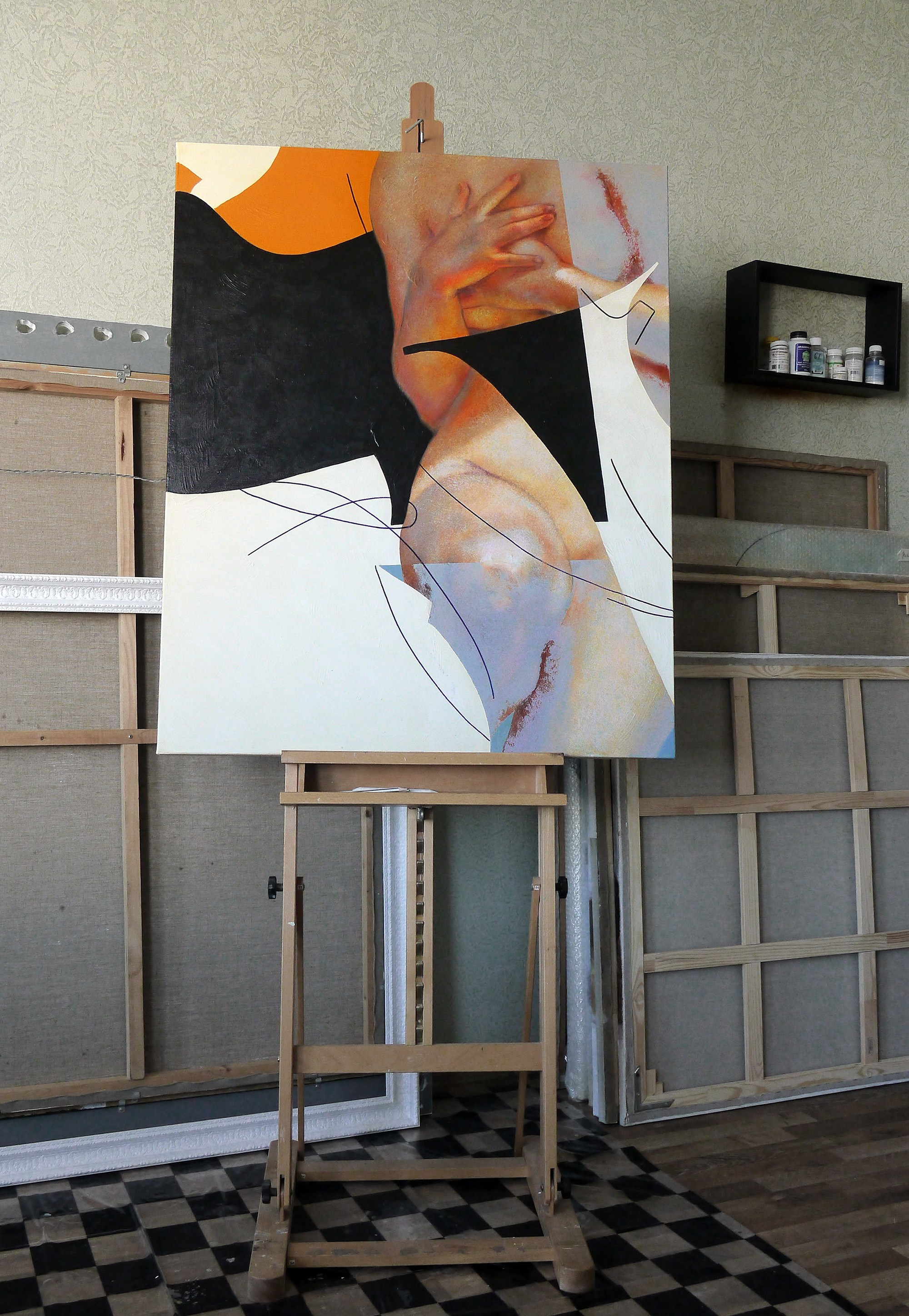 Рефлексы. Вдохновение с Бугро. Художник Ольга Рикун. Москва